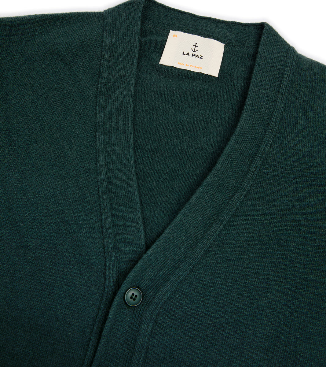 La Paz Almeida Wool Cardigan: Green – Trunk Clothiers