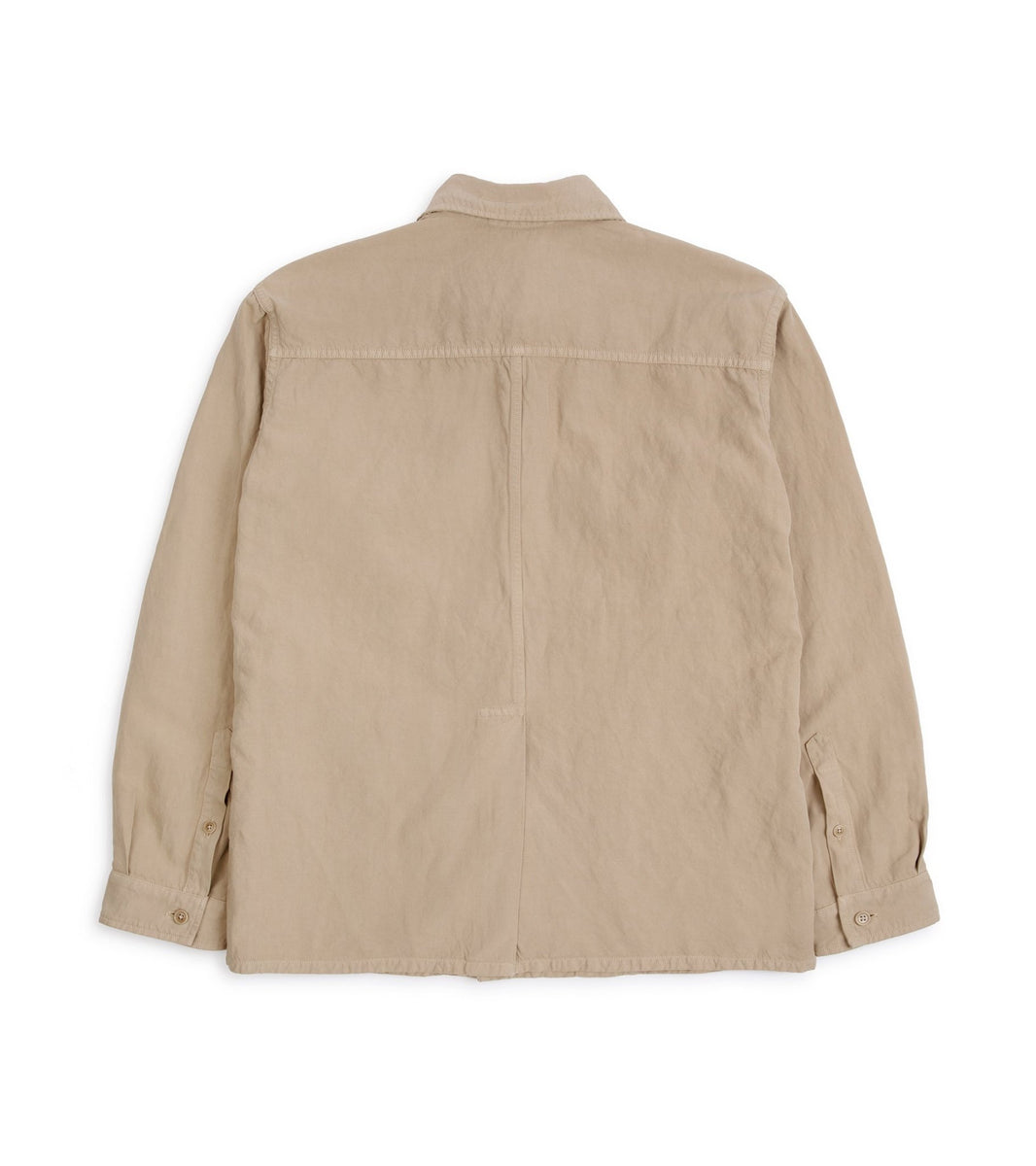 Kaptain Sunshine Cotton Linen Canvas Safari Jacket: Khaki