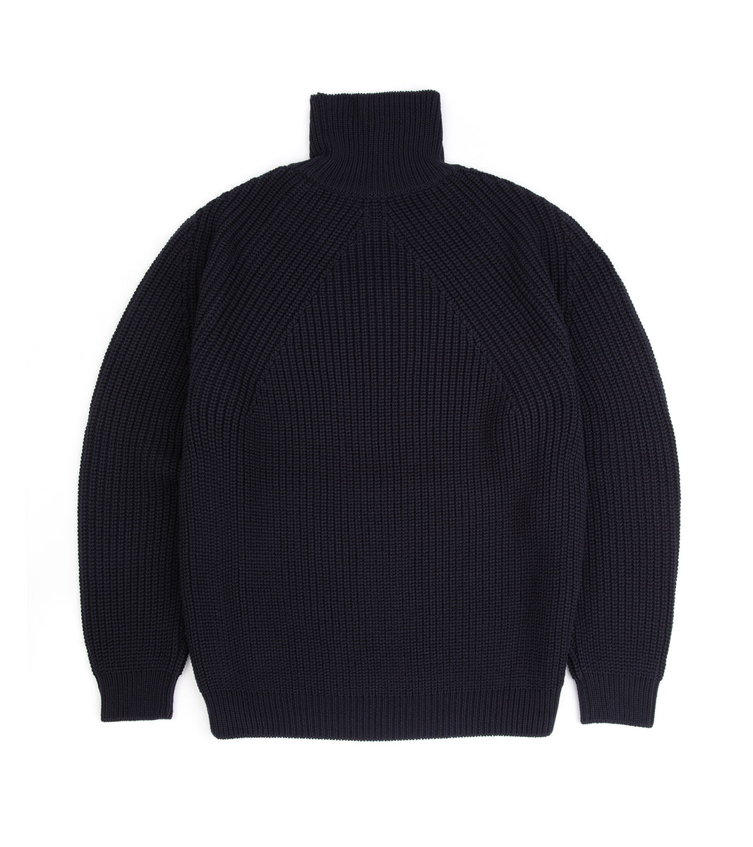 Batoner Signature Wool Turtle Neck Sweater: Navy – Trunk Clothiers