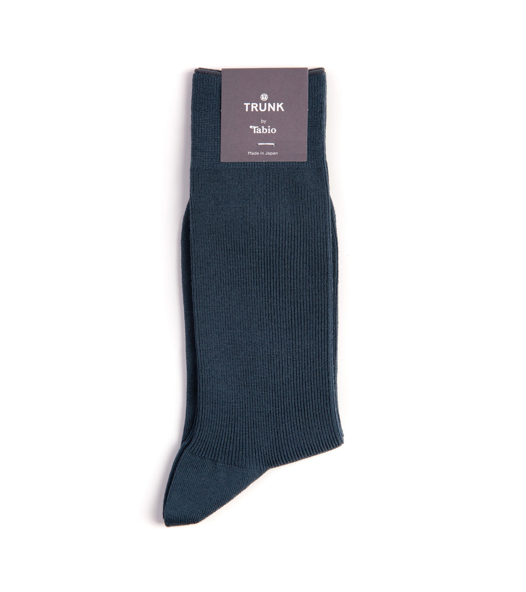 Tabio Ribbed Knee High Cotton Socks: Charcoal – Trunk Clothiers