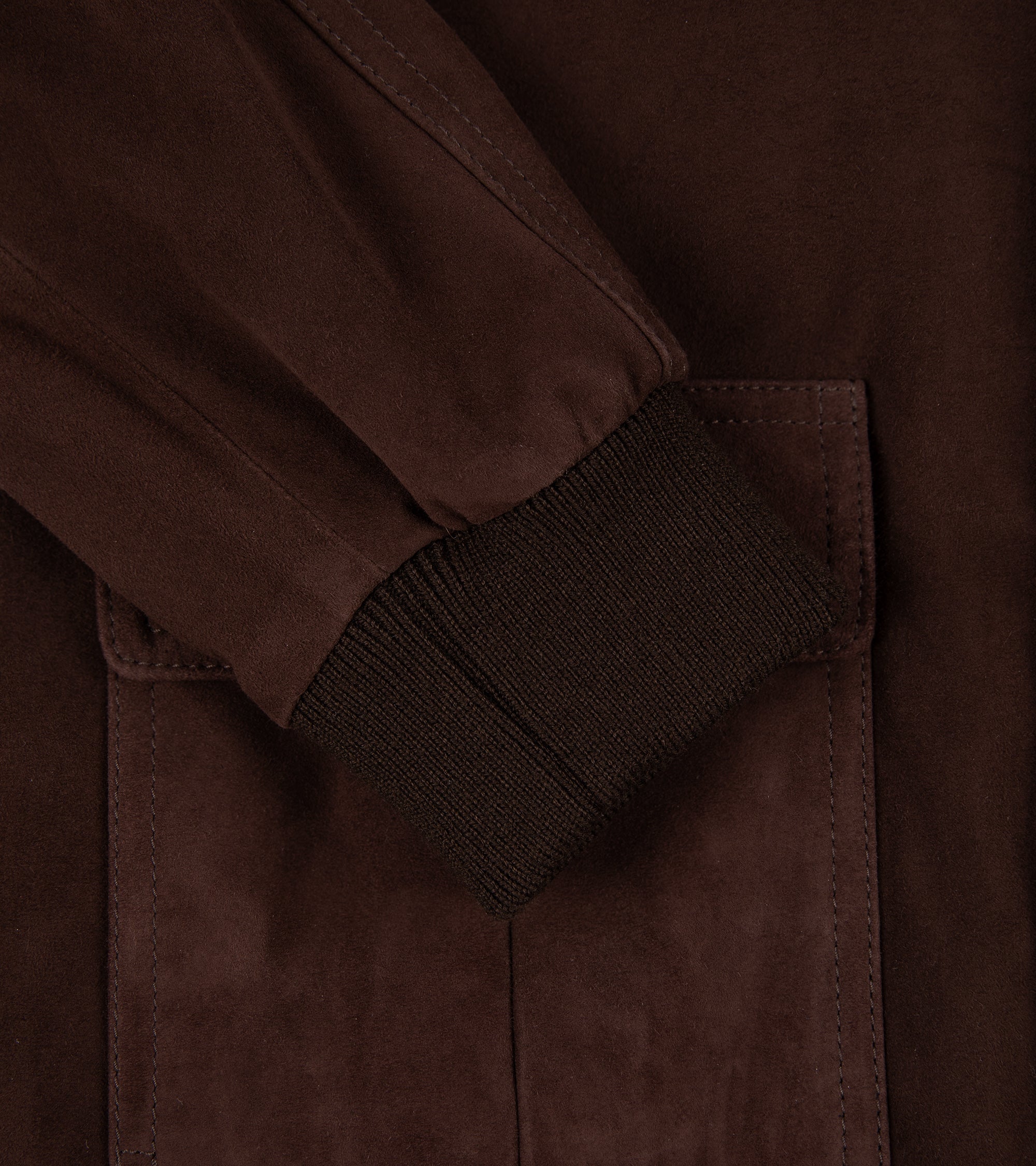 Valstar Valstarino Lined Suede Jacket: Caffè