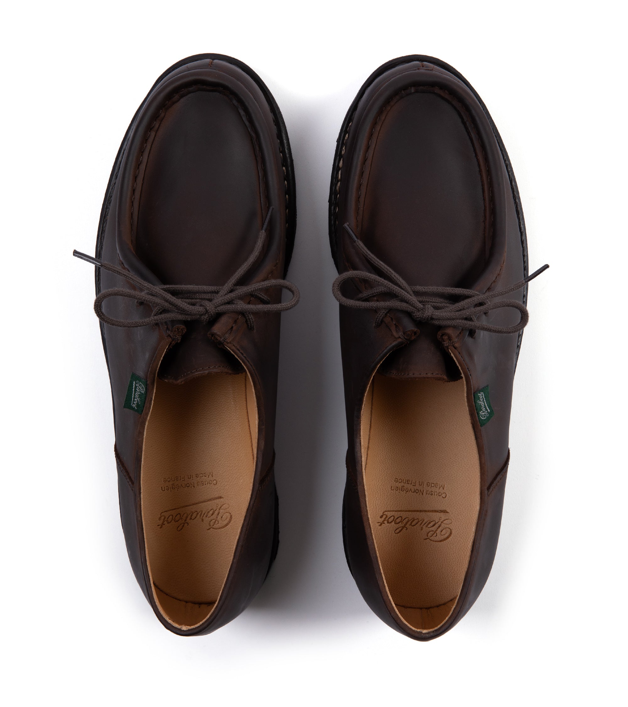 Paraboot Michael Nubuck Shoe: Dark Brown