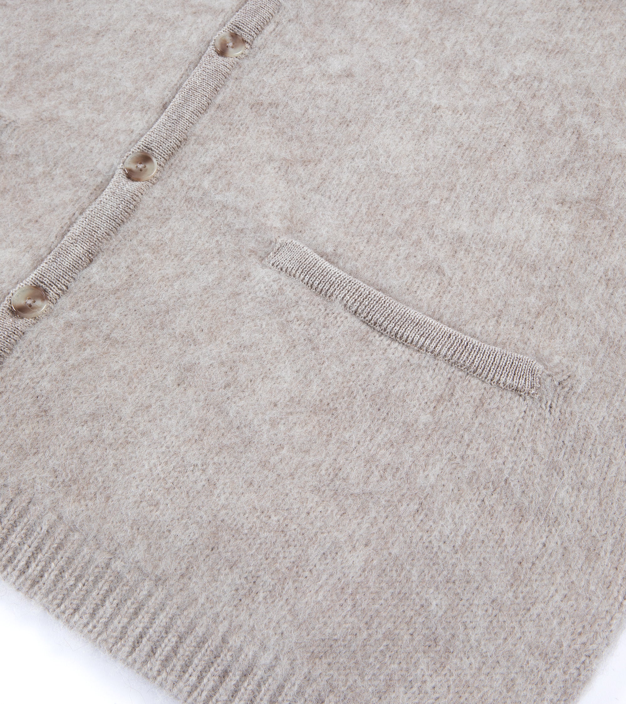 A Kind of Guise Pichiu Wool Alpaca Knit Cardigan: Natural Melange