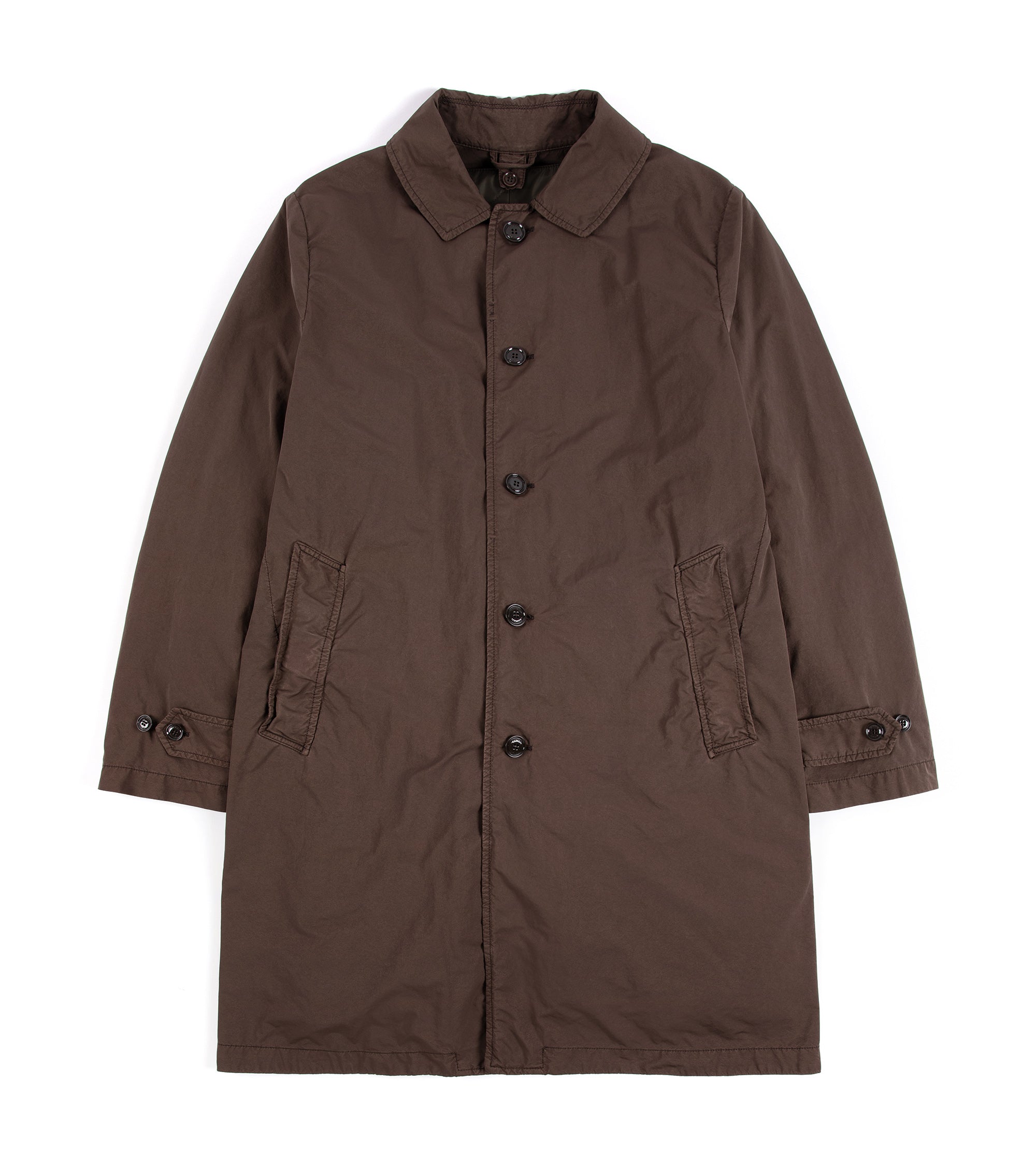 Aspesi Vodka Long Padded Coat: Chestnut