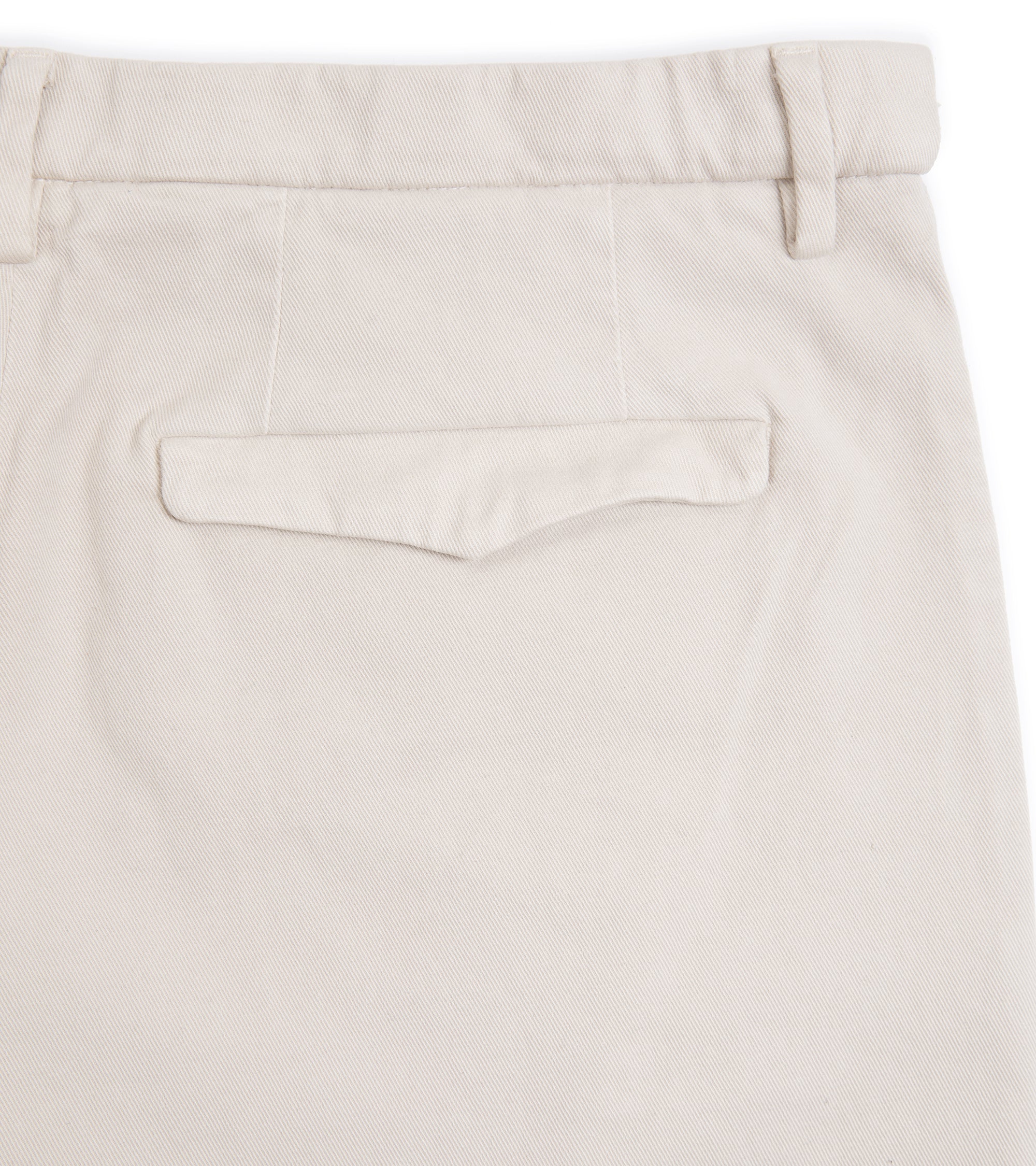 Barena Masco Mante Cotton Twill Pleated Trousers: Beige