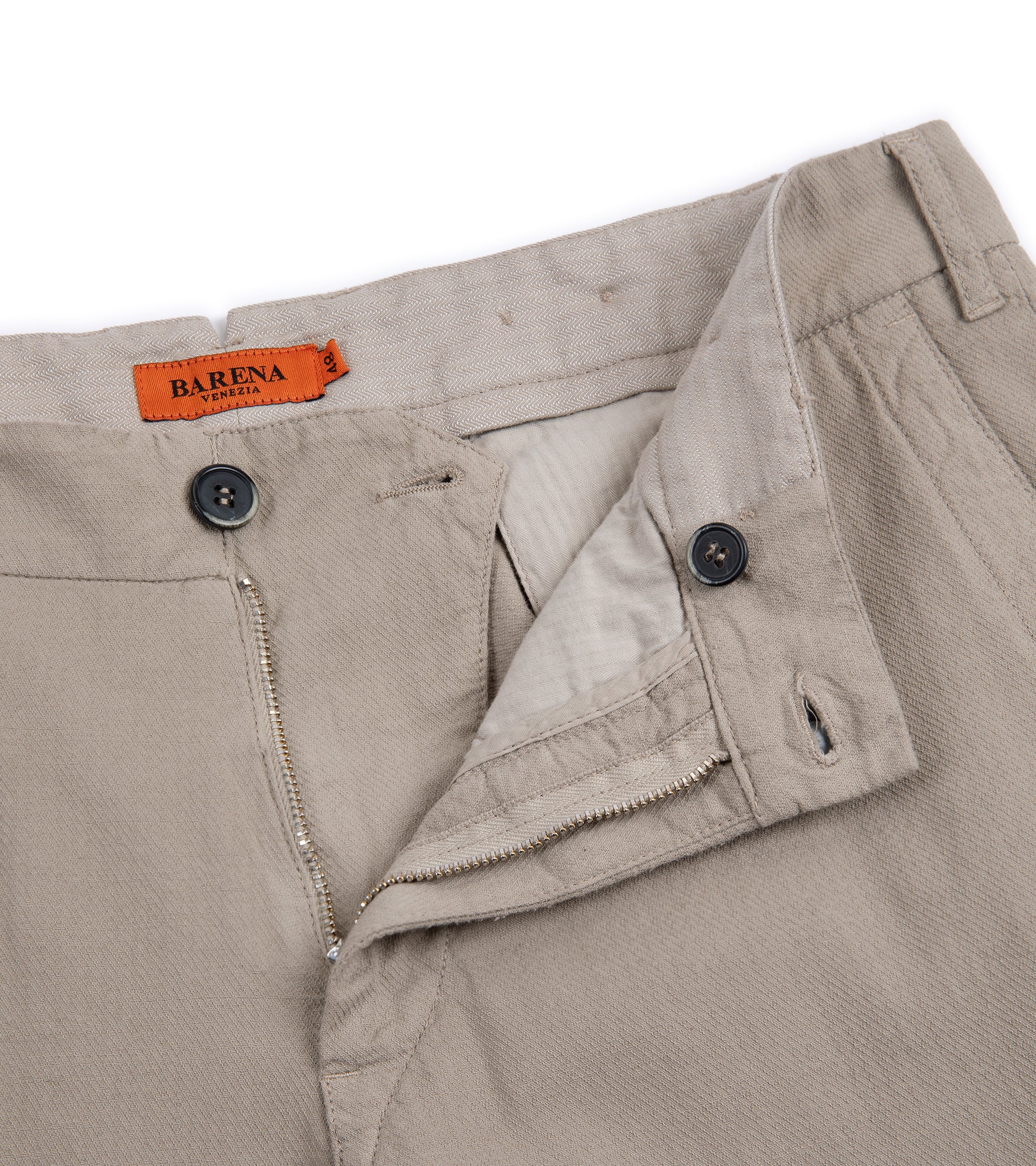 Barena Rampin Arela Cotton Trousers: Beige