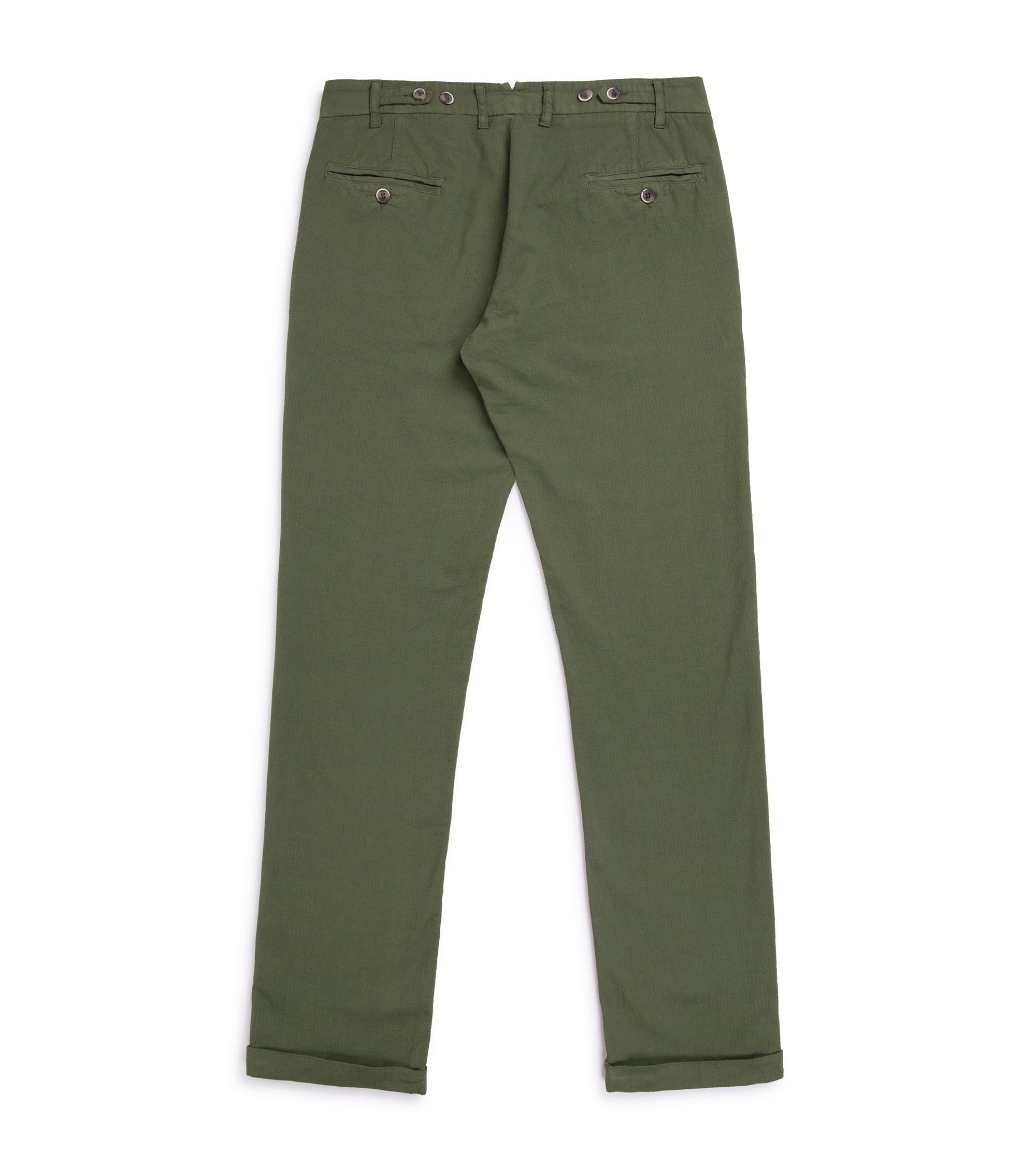 Barena Rampin Arela Cotton Trousers: Green