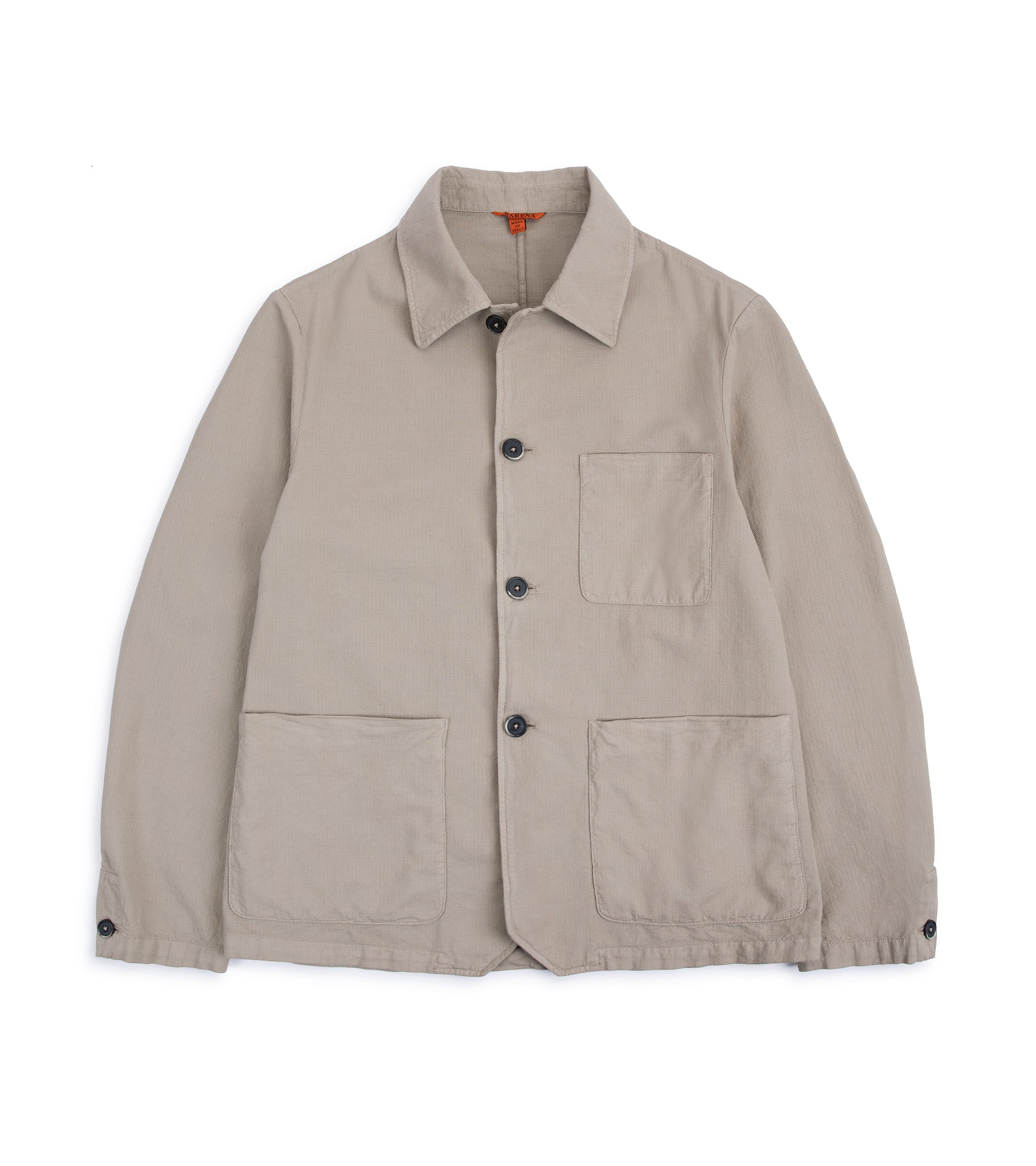 Barena Visal Arela Cotton Shirt Jacket: Beige