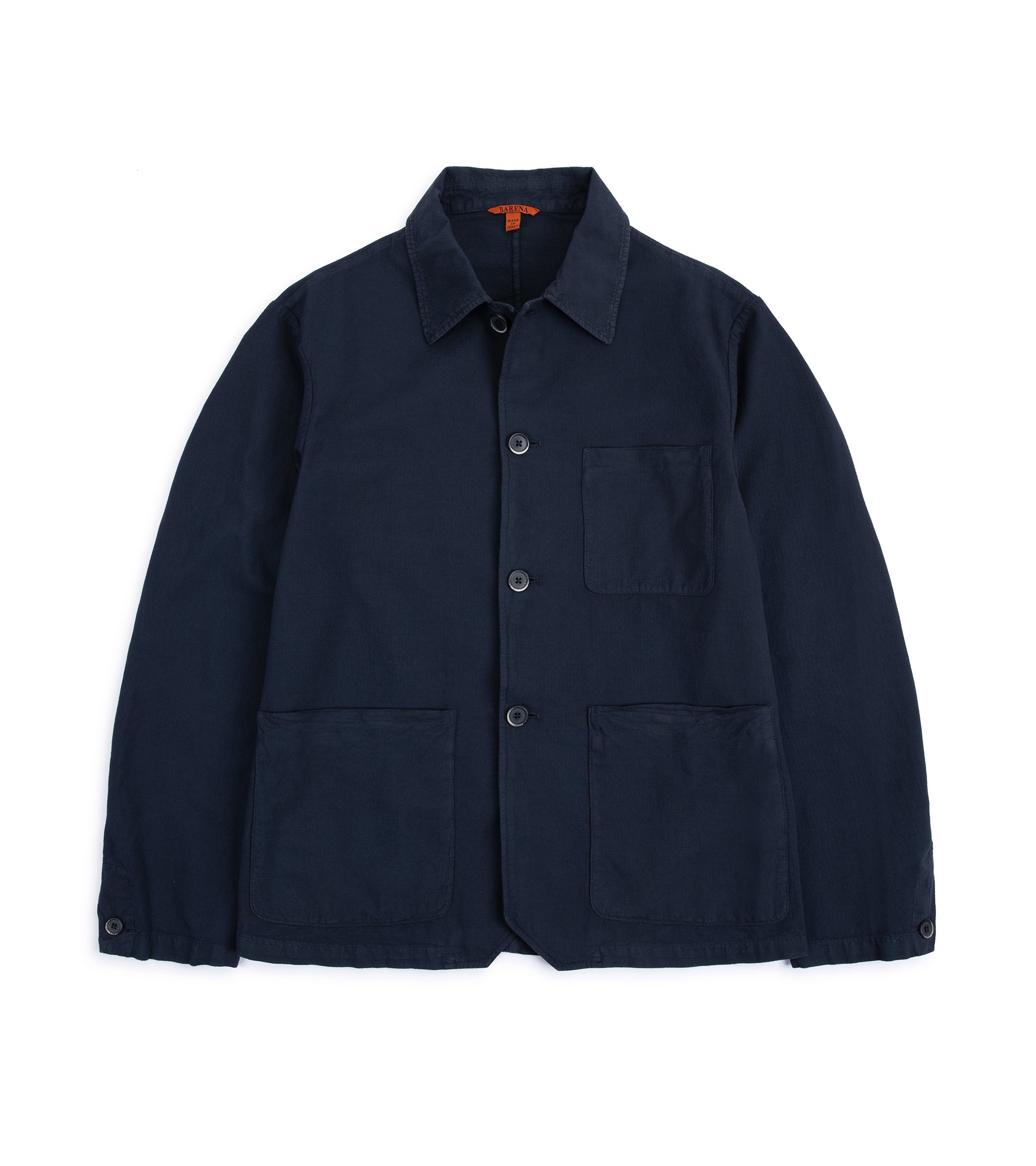 Barena Visal Arela Cotton Shirt Jacket: Navy