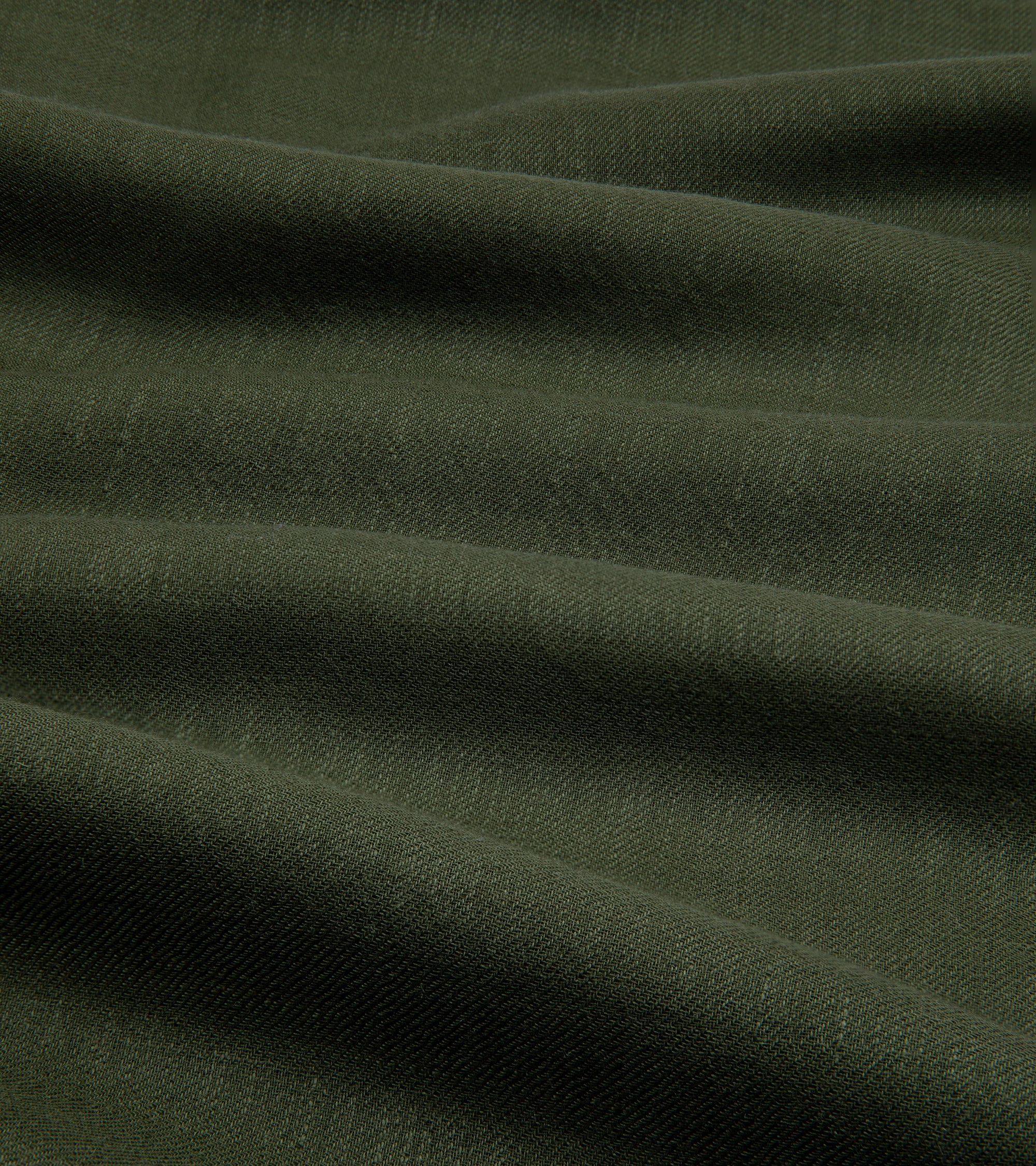 Begg Wispy Solid Cashmere Scarf: Army Green