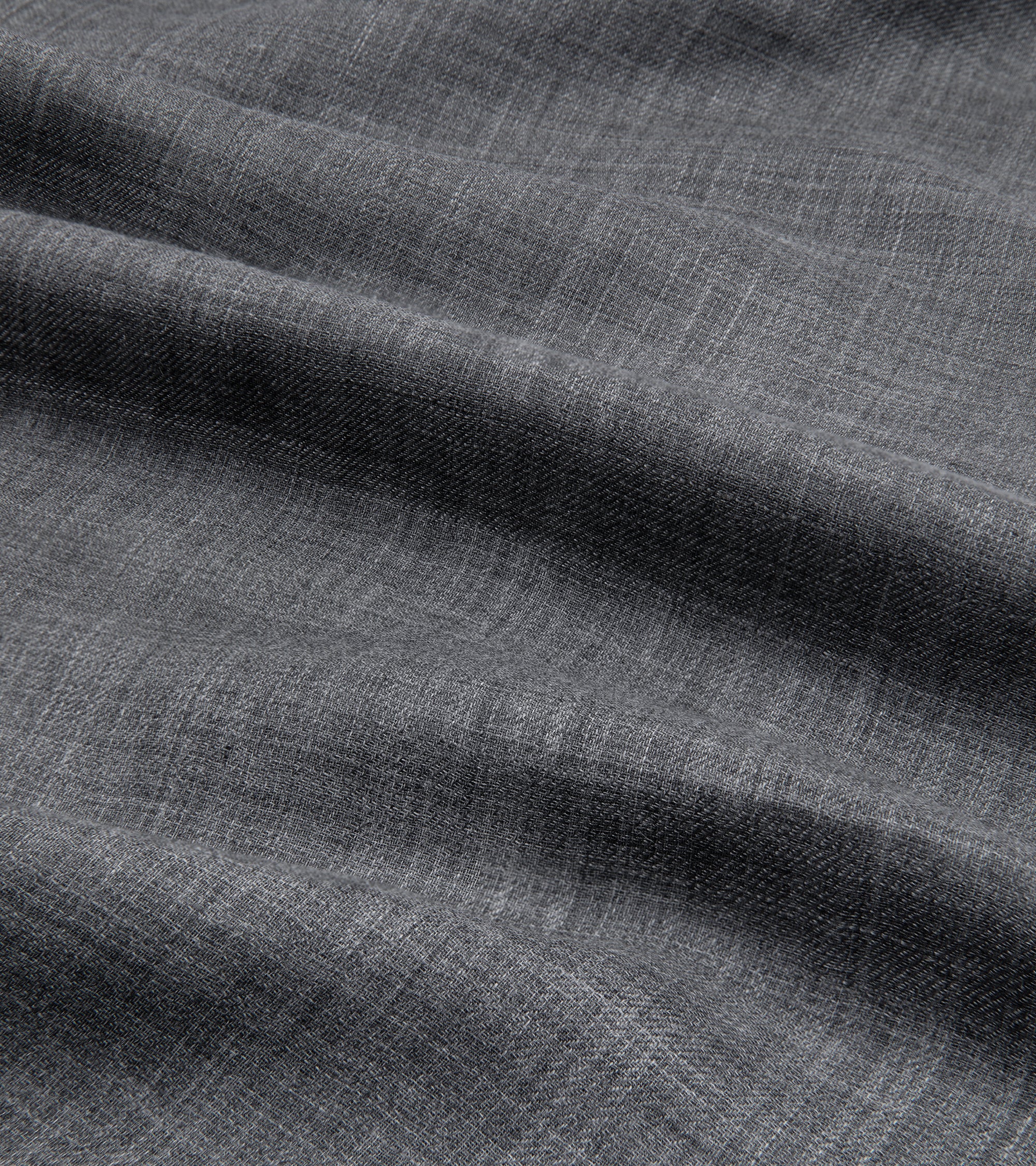 Begg Wispy Solid Cashmere Scarf: Charcoal