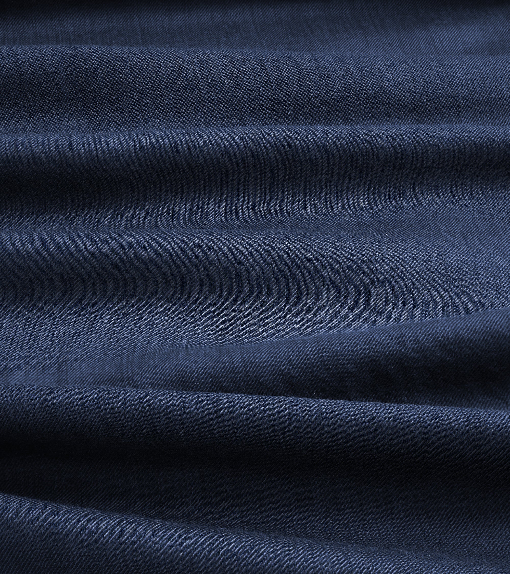 Begg Wispy Solid Cashmere Scarf: Indigo Denim