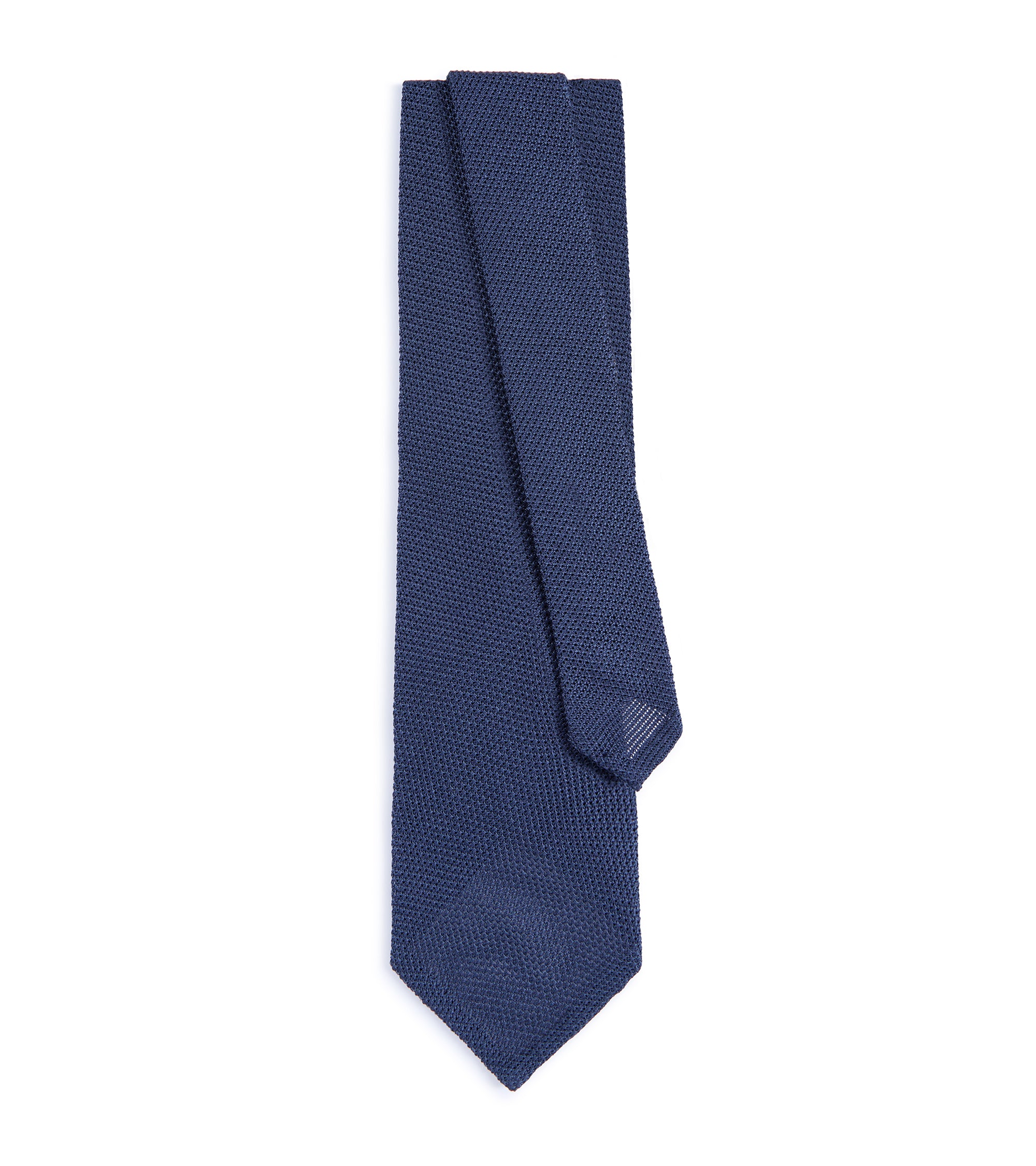 Bigi Fine Silk Grenadine Tie: Blue