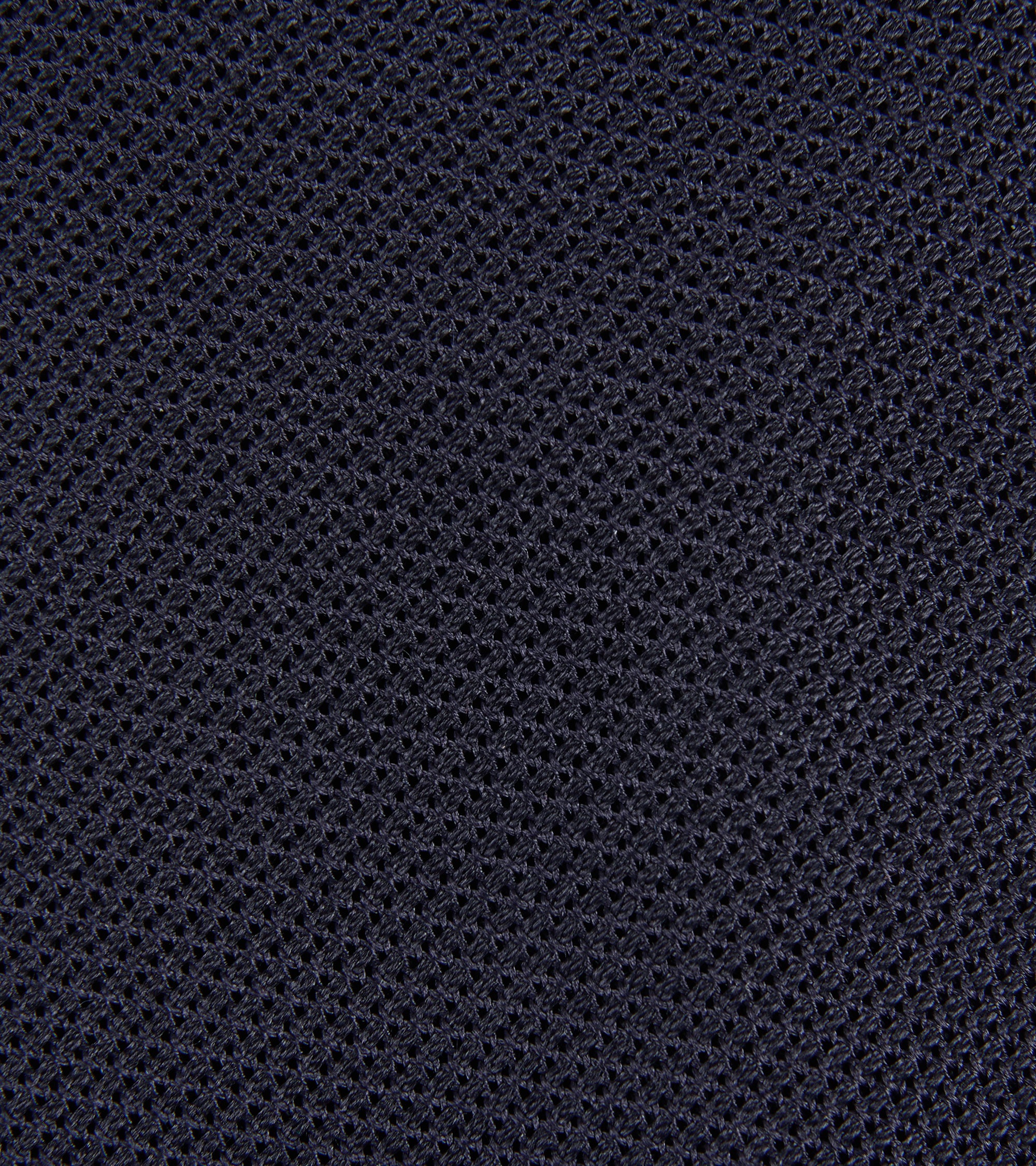 Bigi Fine Silk Grenadine Tie: Navy