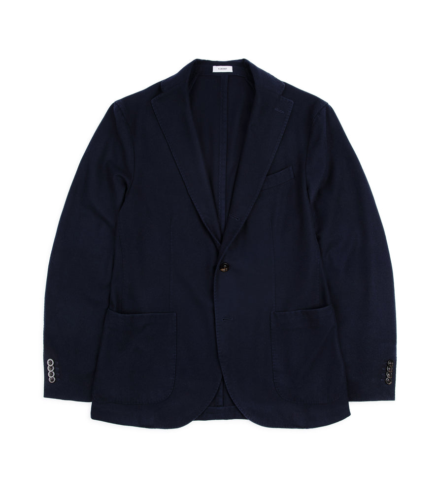 Boglioli 14 Micron Wool Garment Dyed K Jacket: Navy – Trunk