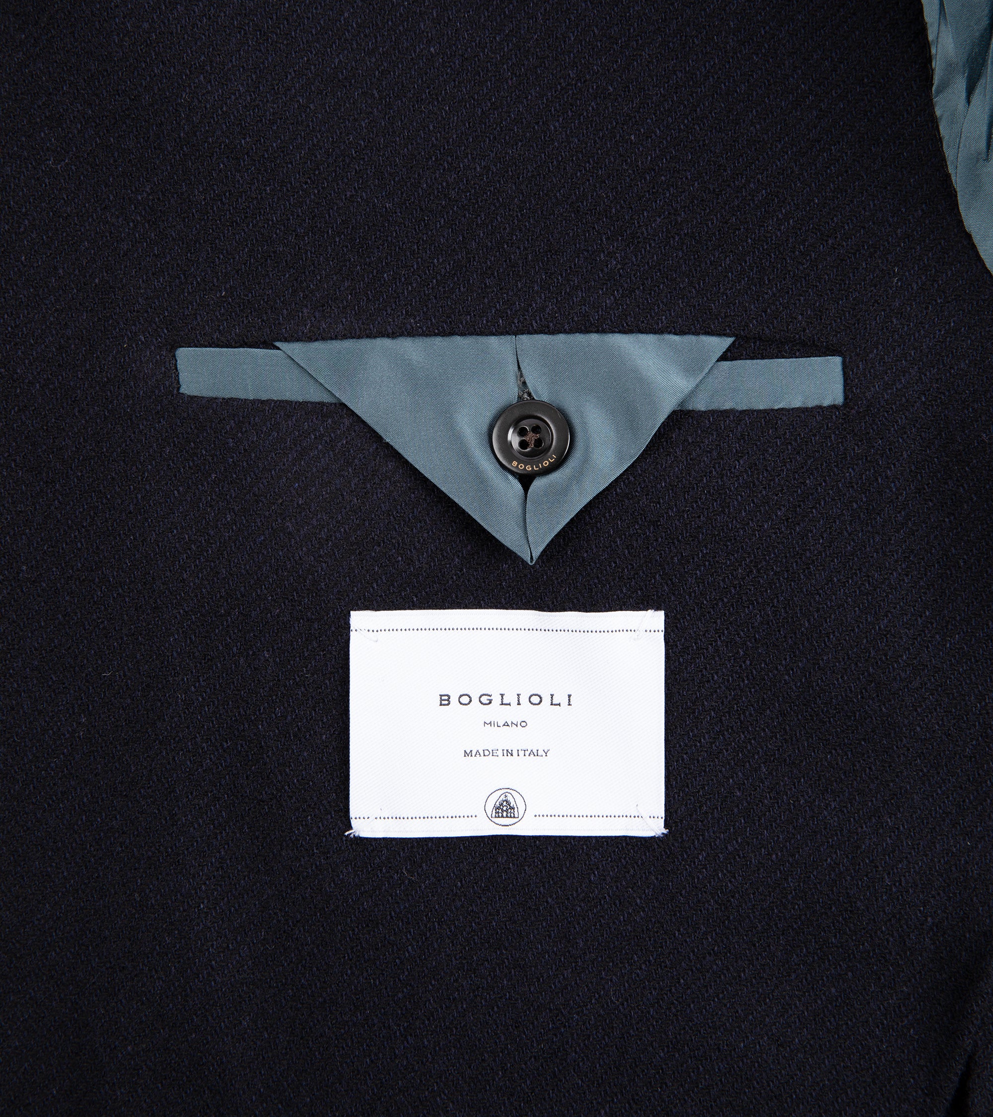 Boglioli Soft Wool Twill Gassman Jacket: Navy