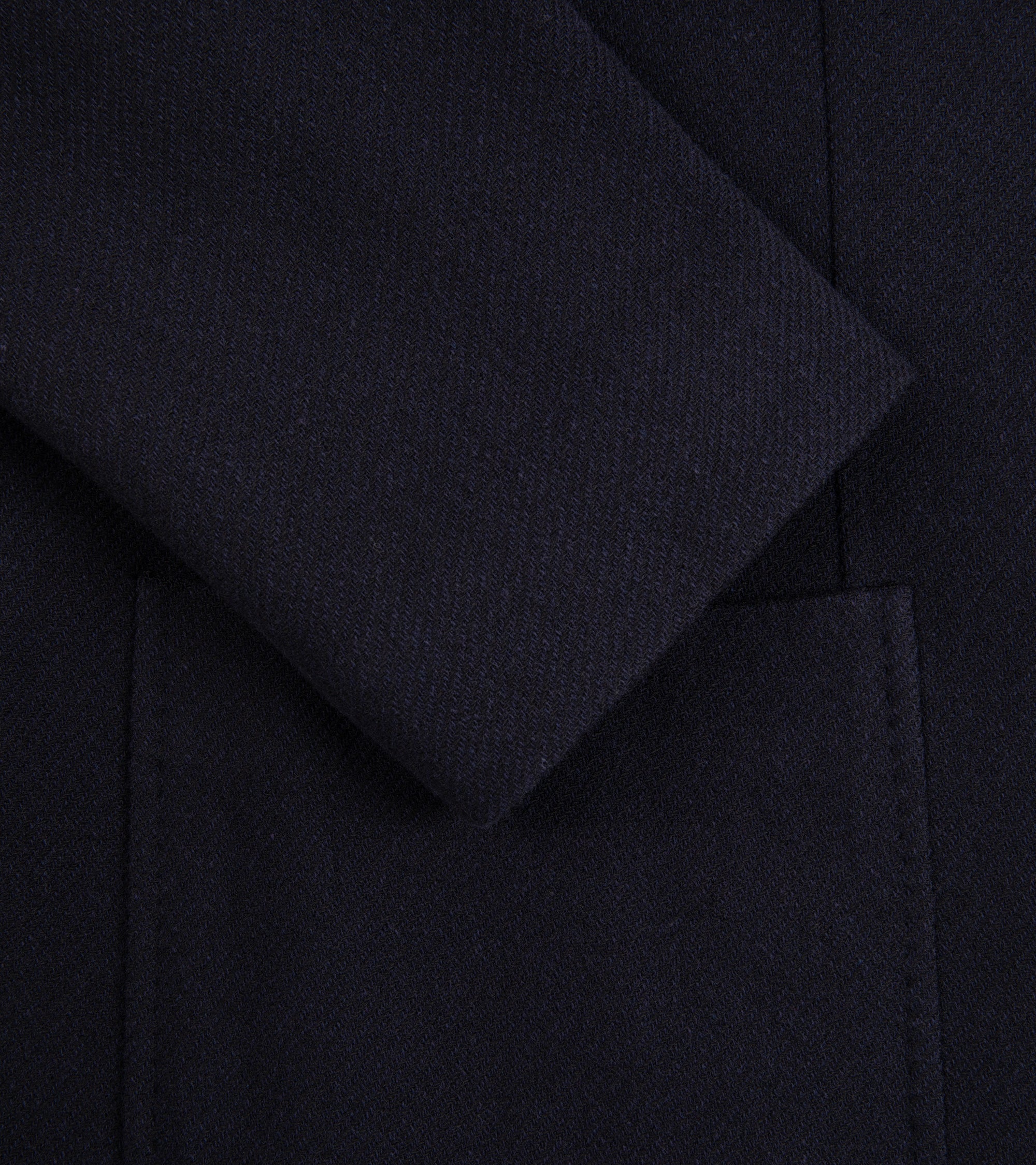 Boglioli Soft Wool Twill Gassman Jacket: Navy