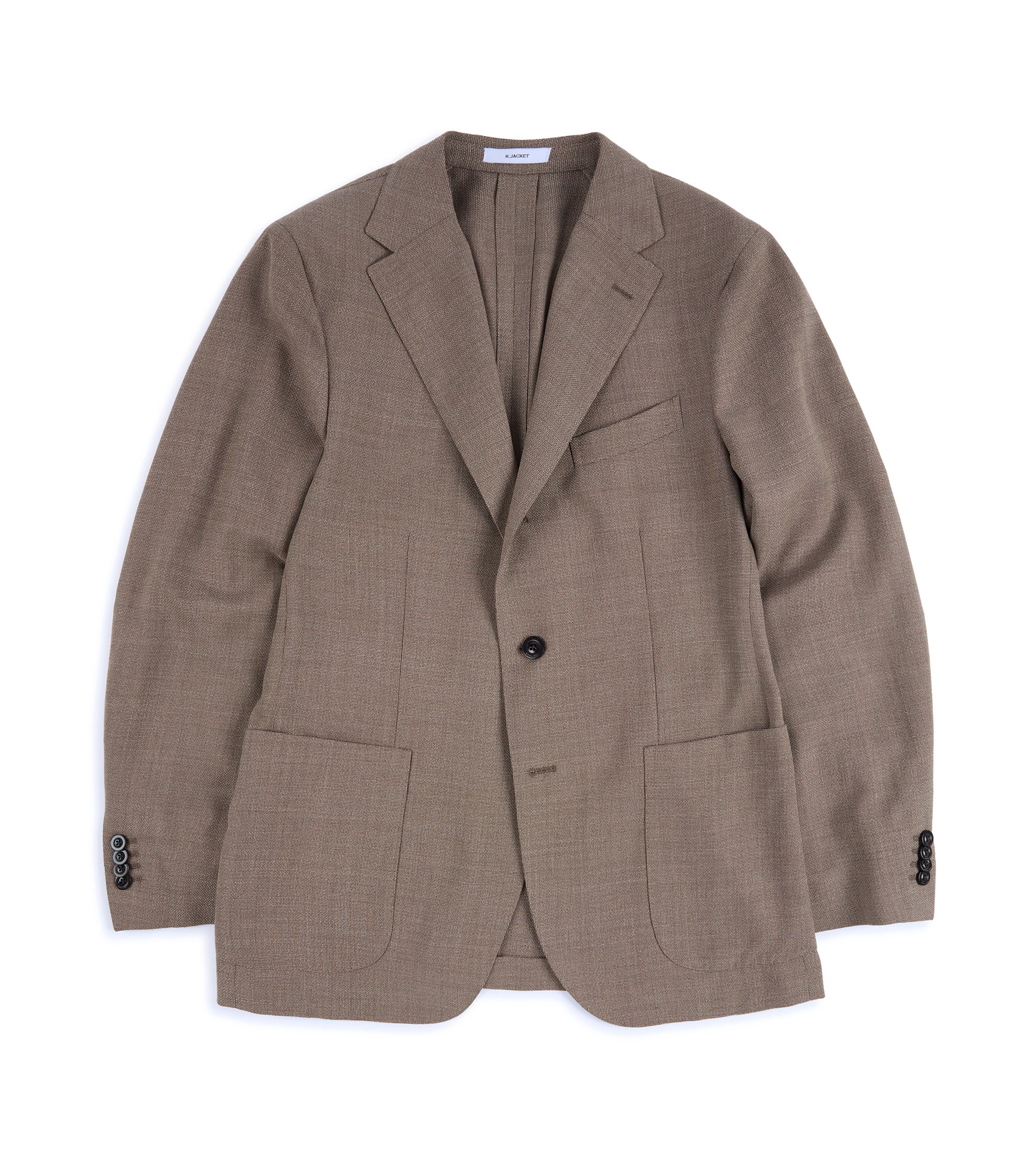 Boglioli for Trunk Wool Hopsack K Jacket: Biscuit