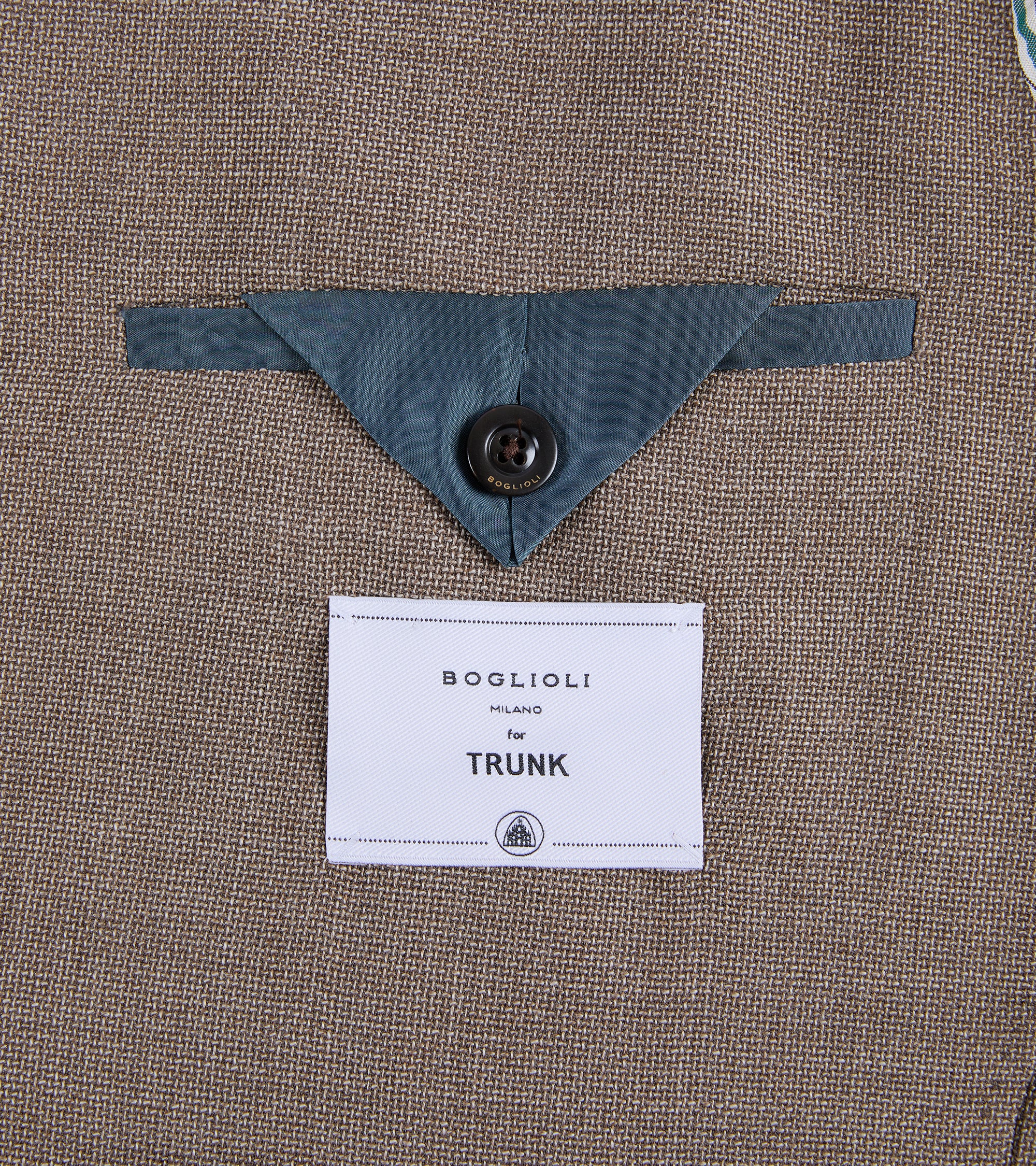 Boglioli for Trunk Wool Hopsack K Jacket: Biscuit