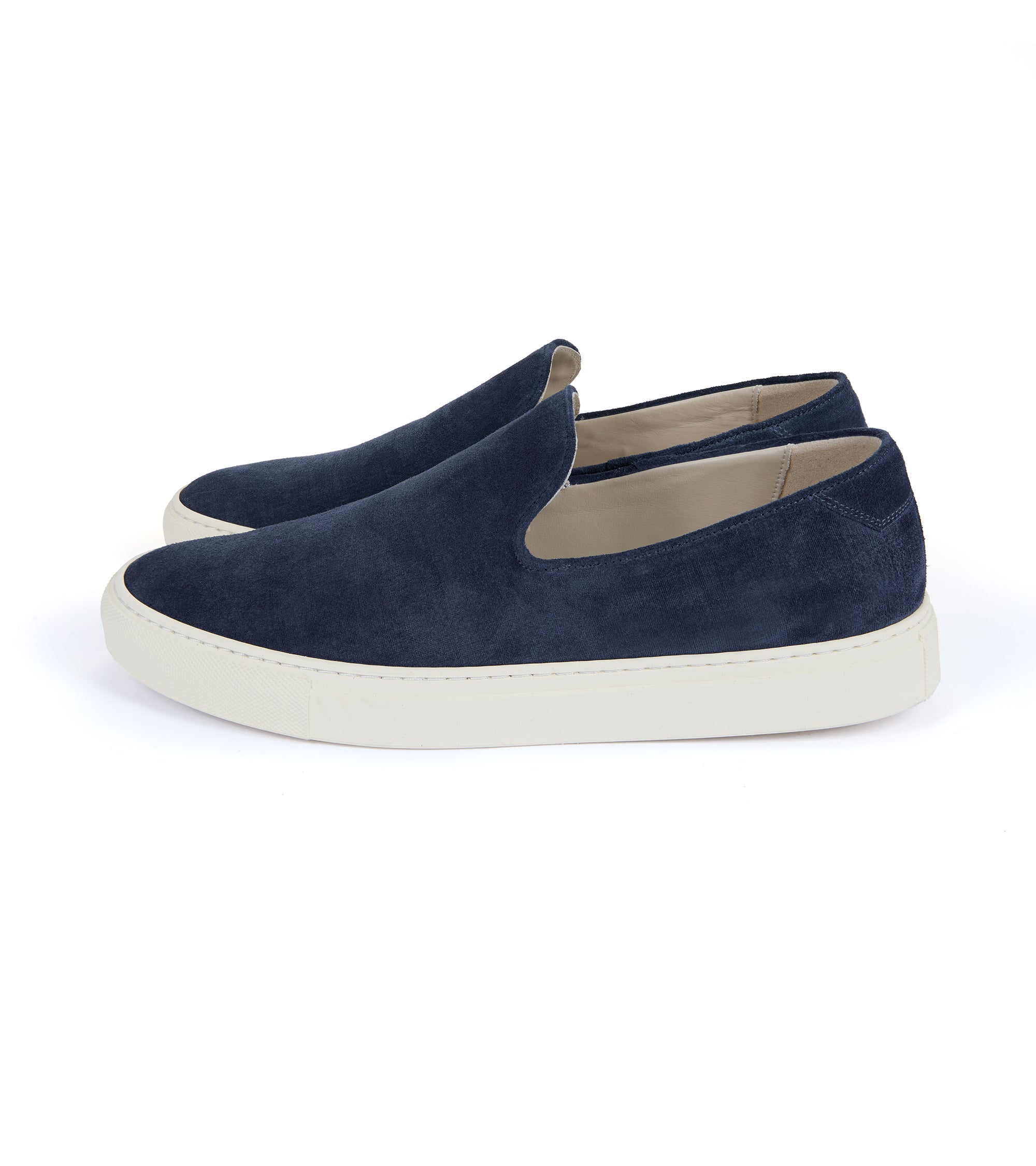 CQP Jetty Suede Slip-On Sneaker: Washed Navy