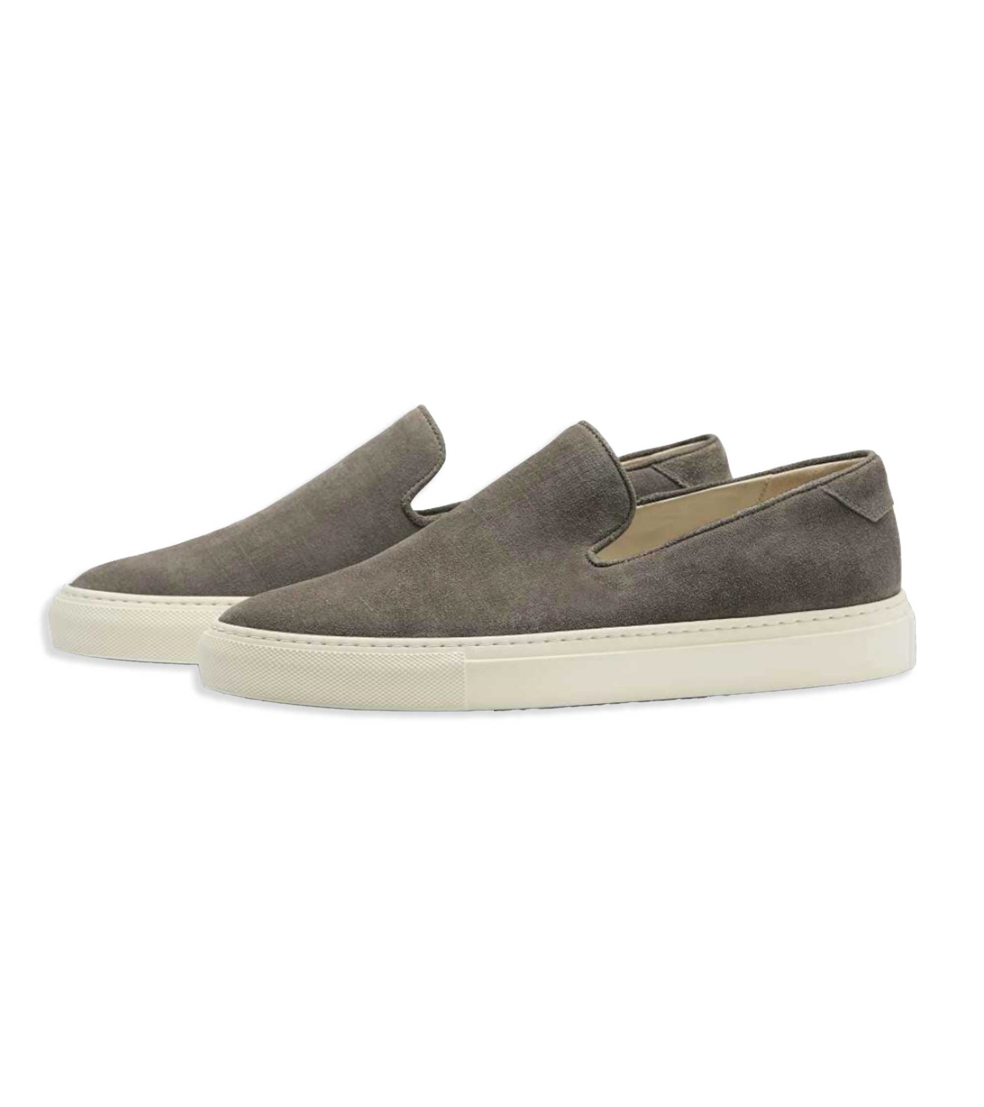 CQP Jetty Suede Slip-On Sneaker: Tabac