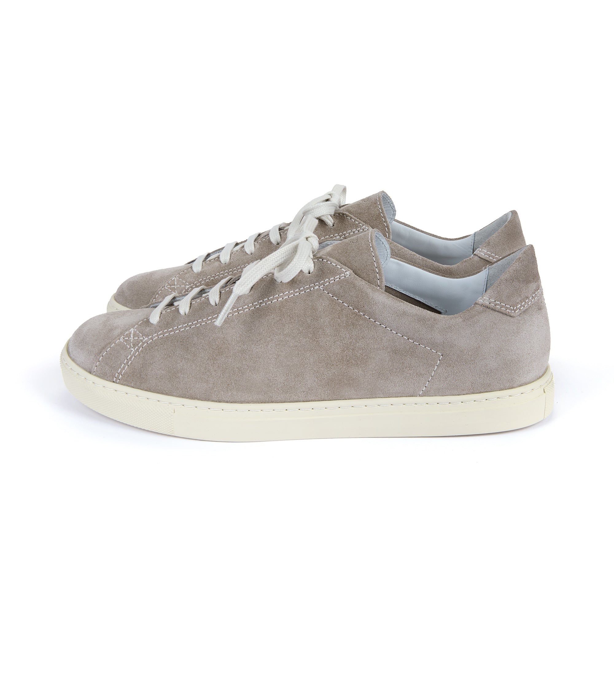 CQP Racquet Suede Sneaker: Taupe