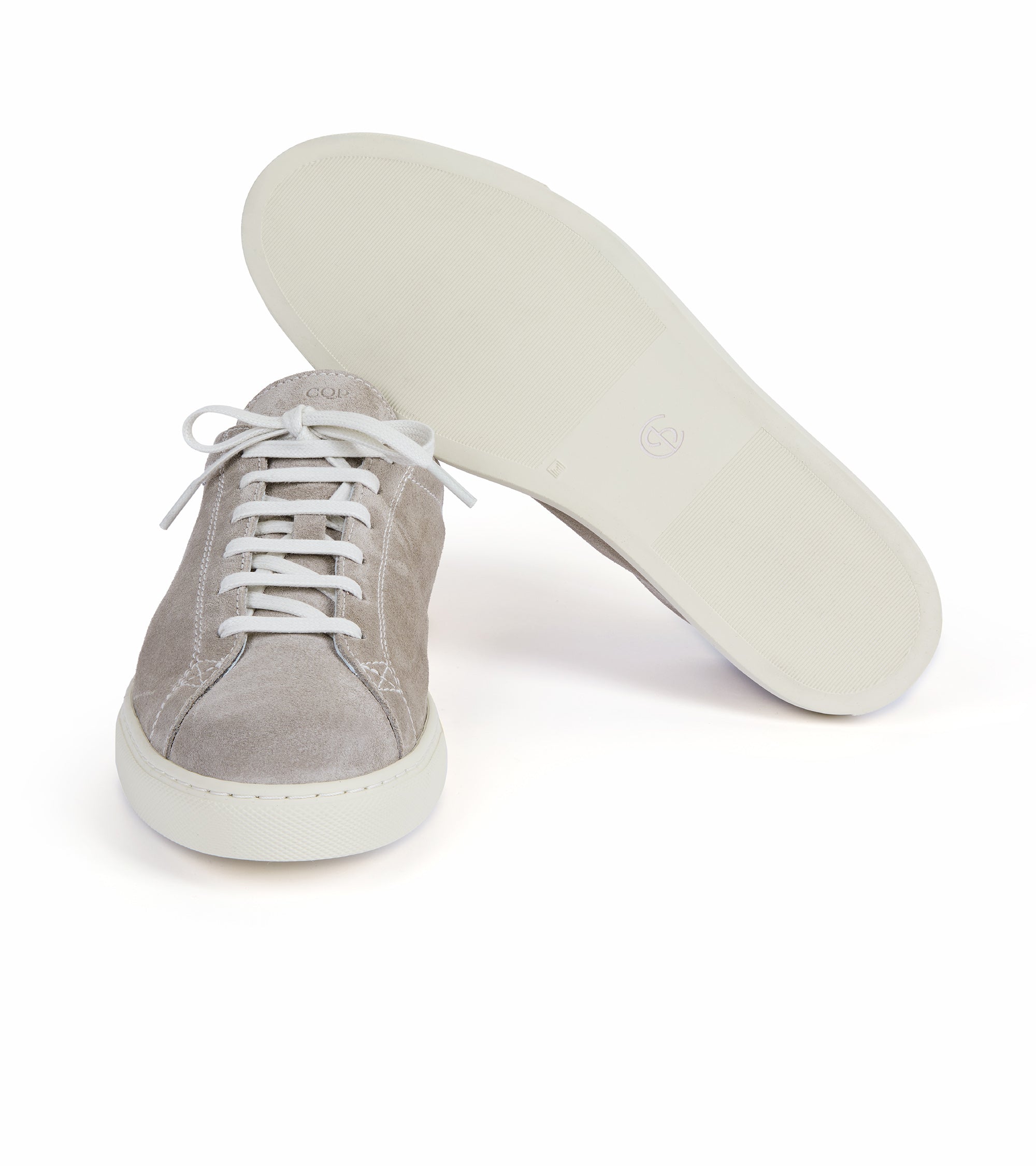 CQP Racquet Suede Sneaker: Taupe