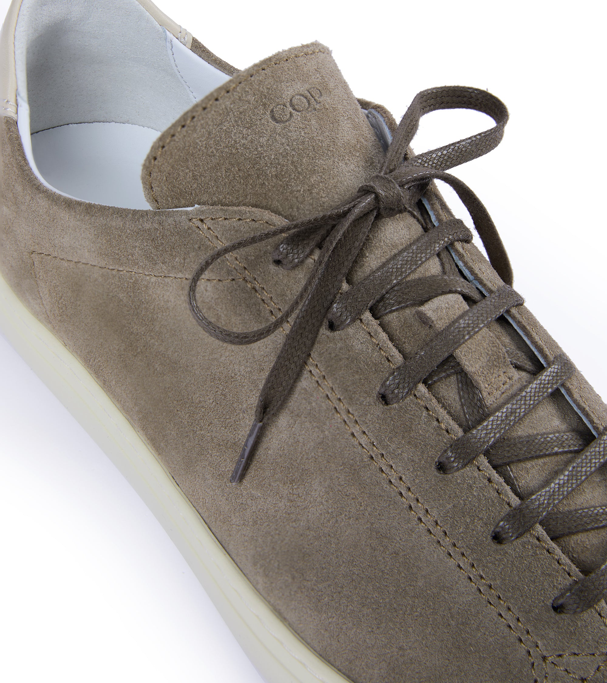 CQP for Trunk Racquet Suede Sneaker: Olive