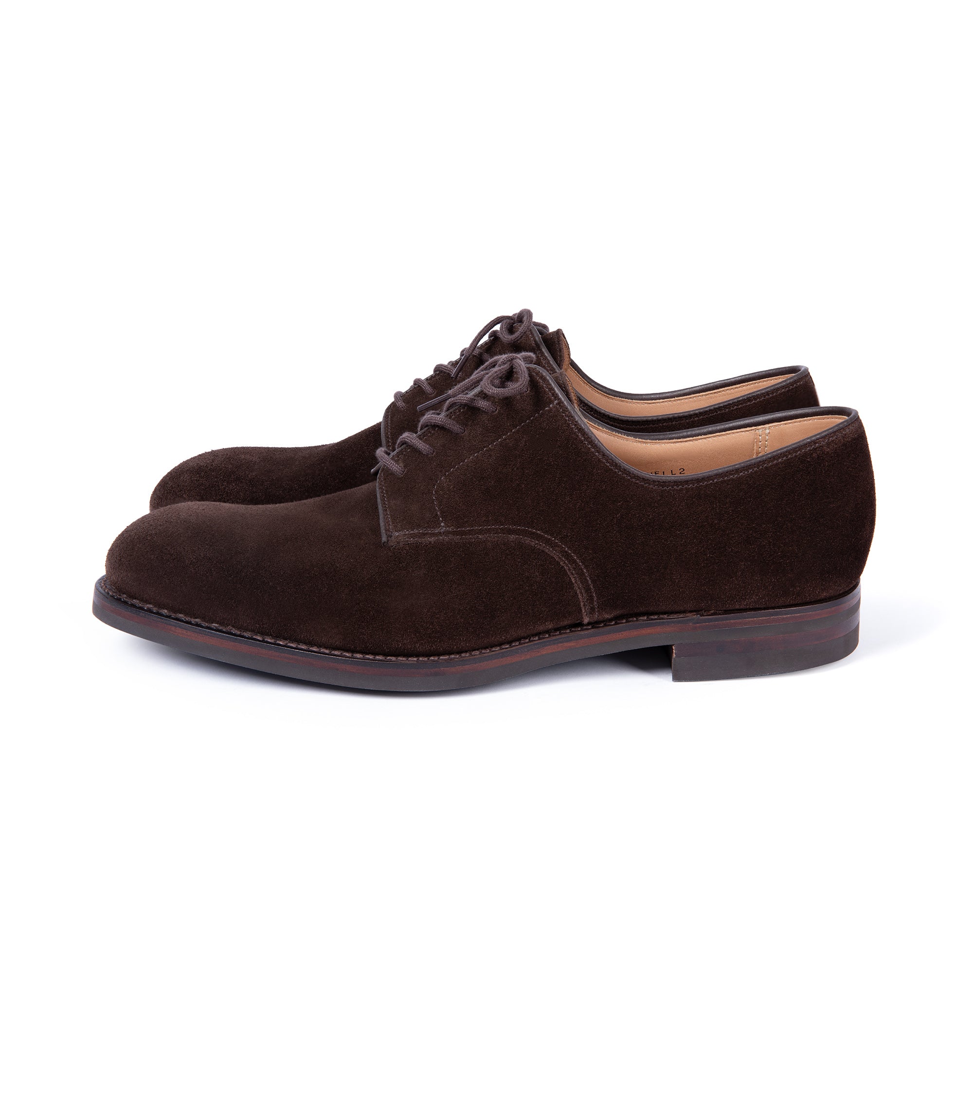 Crockett & Jones for Trunk Cornell II Derby Shoe: Brown Suede