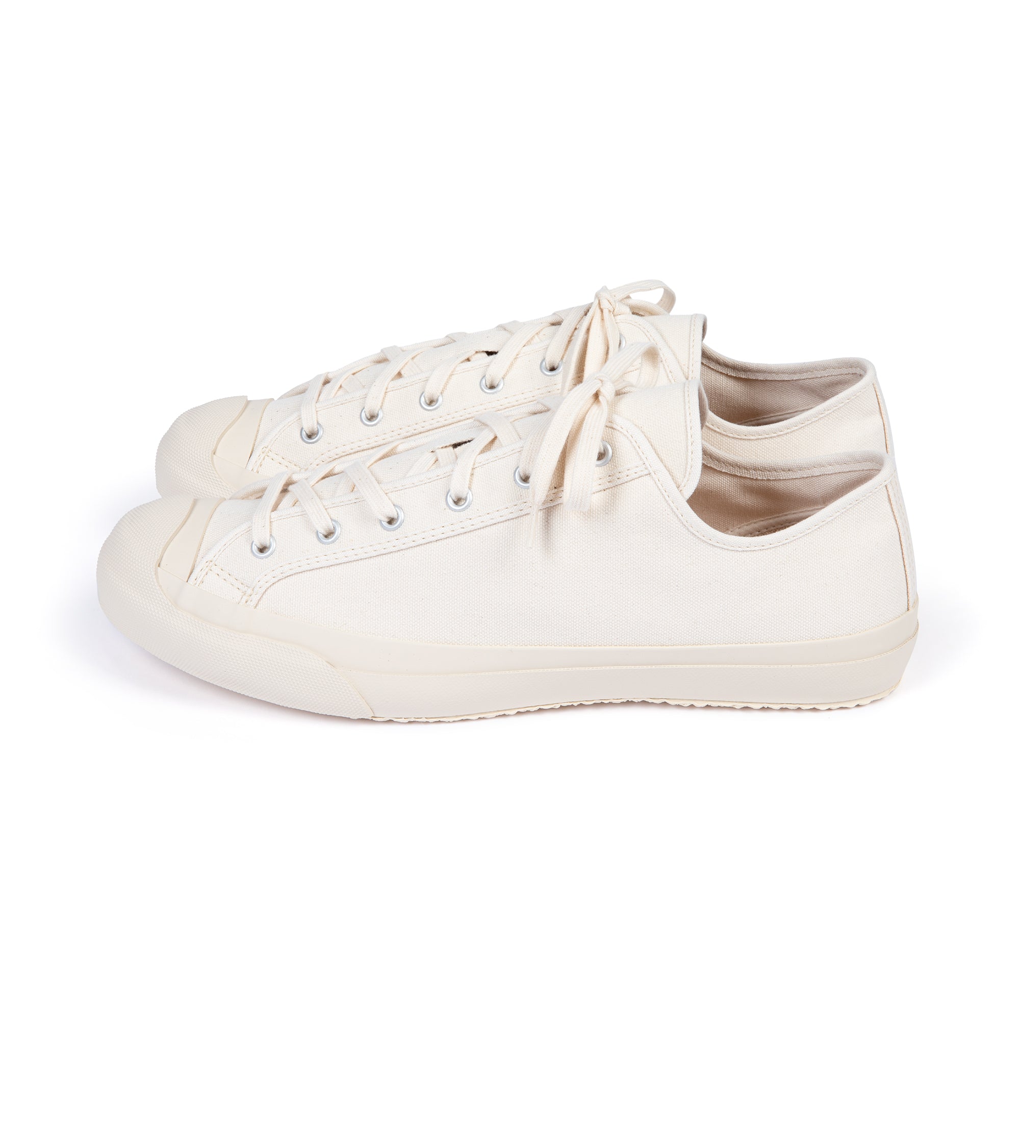 Doek Court Canvas Sneaker: Ecru