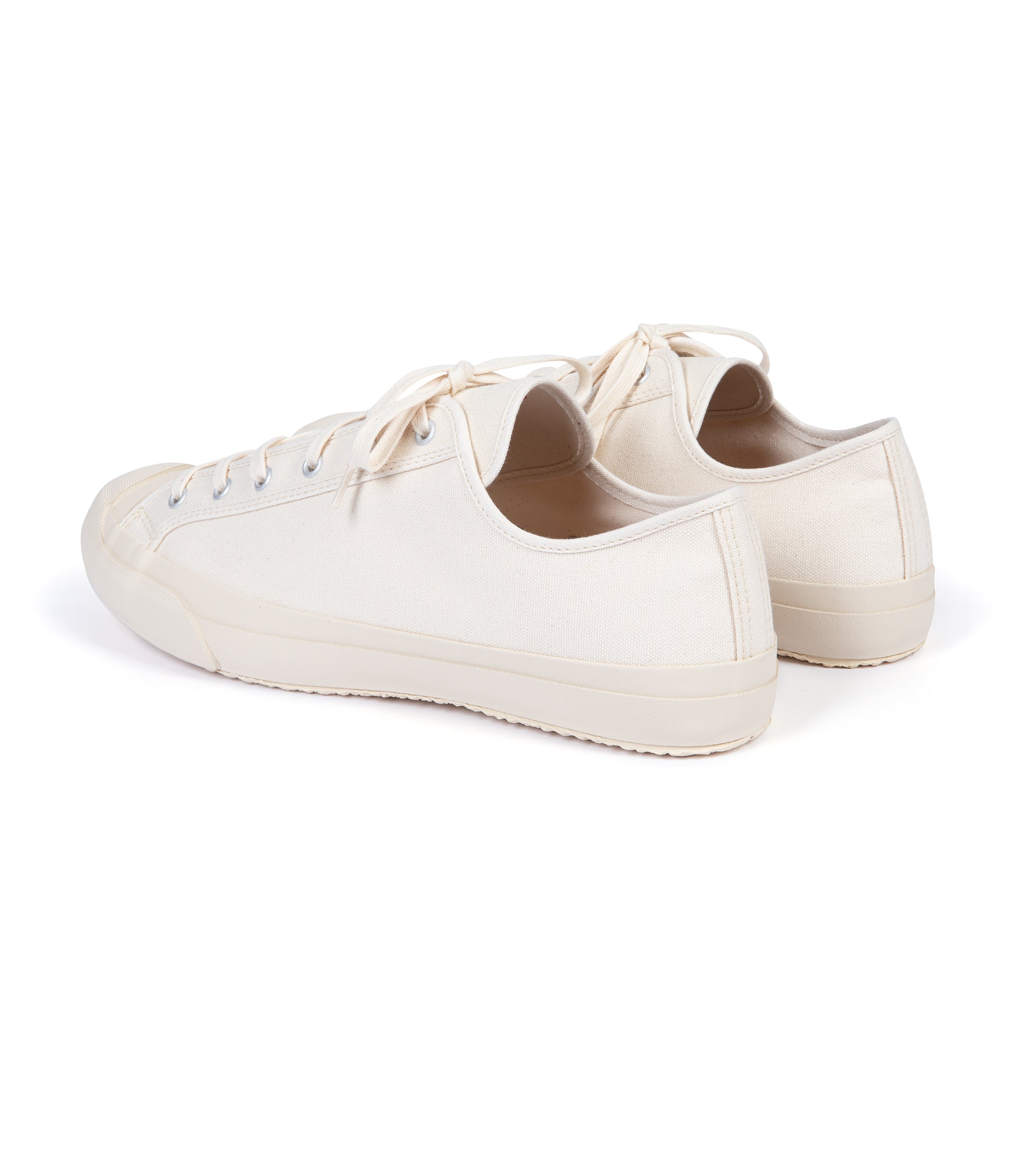 Doek Court Canvas Sneaker: Ecru