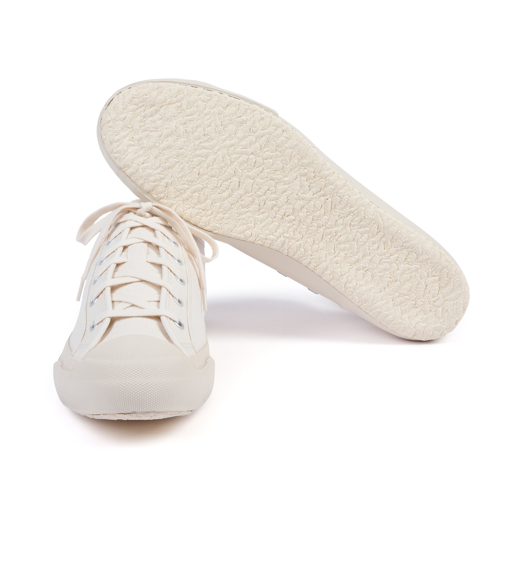 Doek Court Canvas Sneaker: Ecru