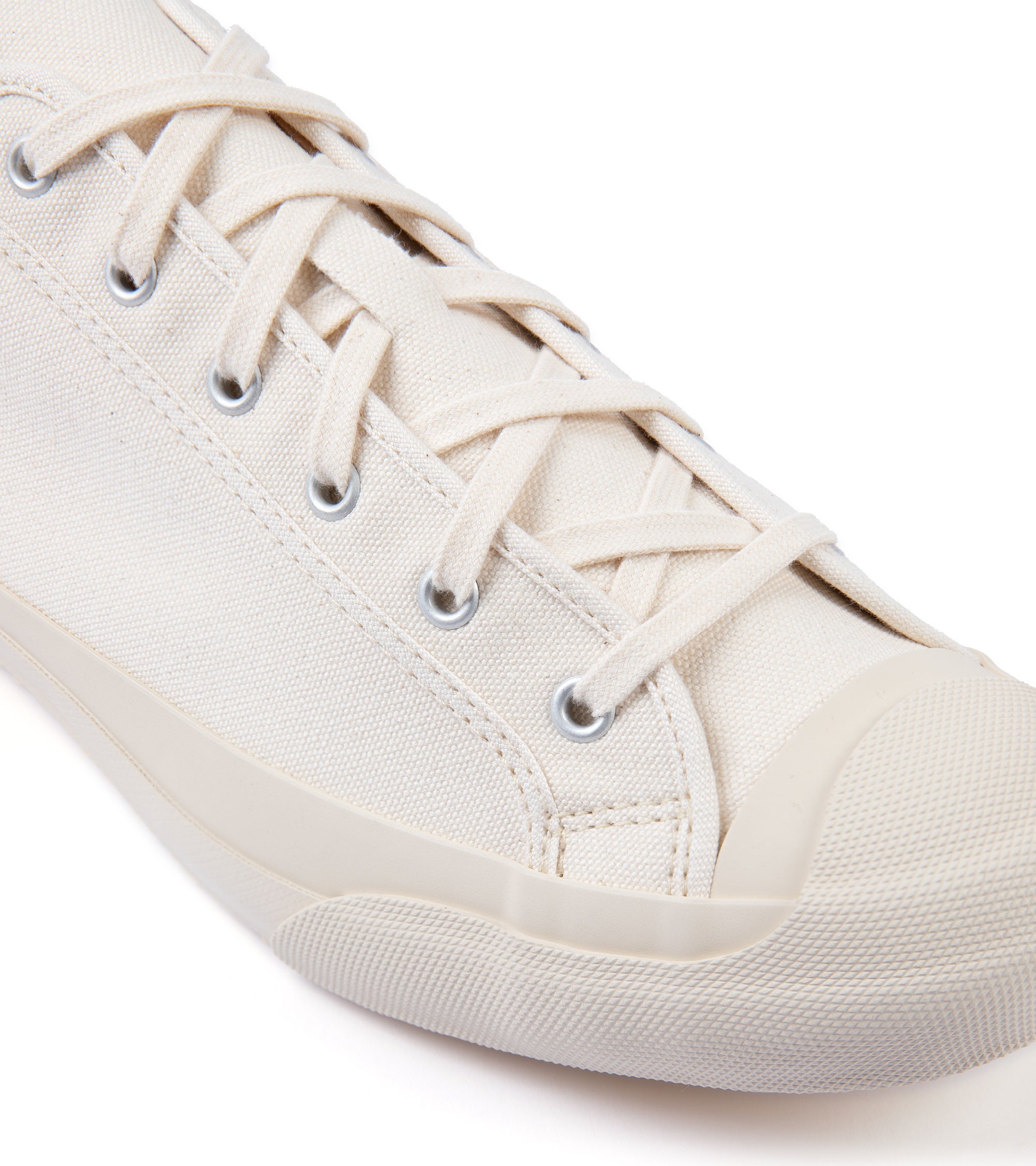 Doek Court Canvas Sneaker: Ecru