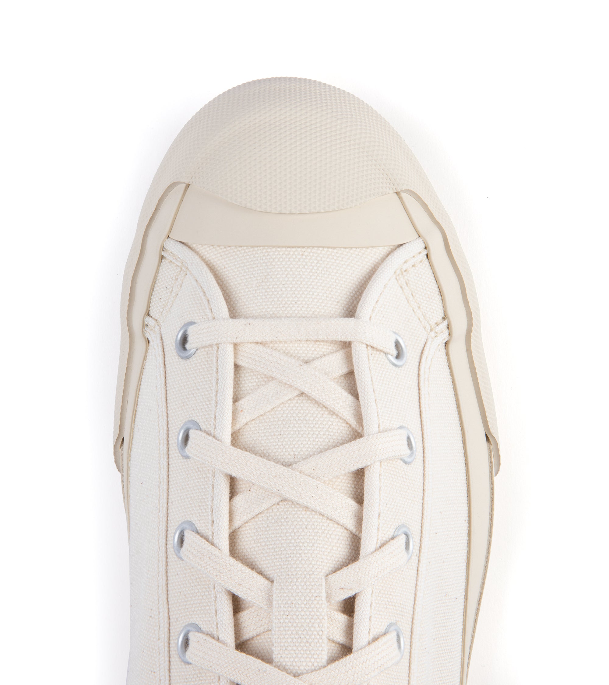 Doek Court Canvas Sneaker: Ecru