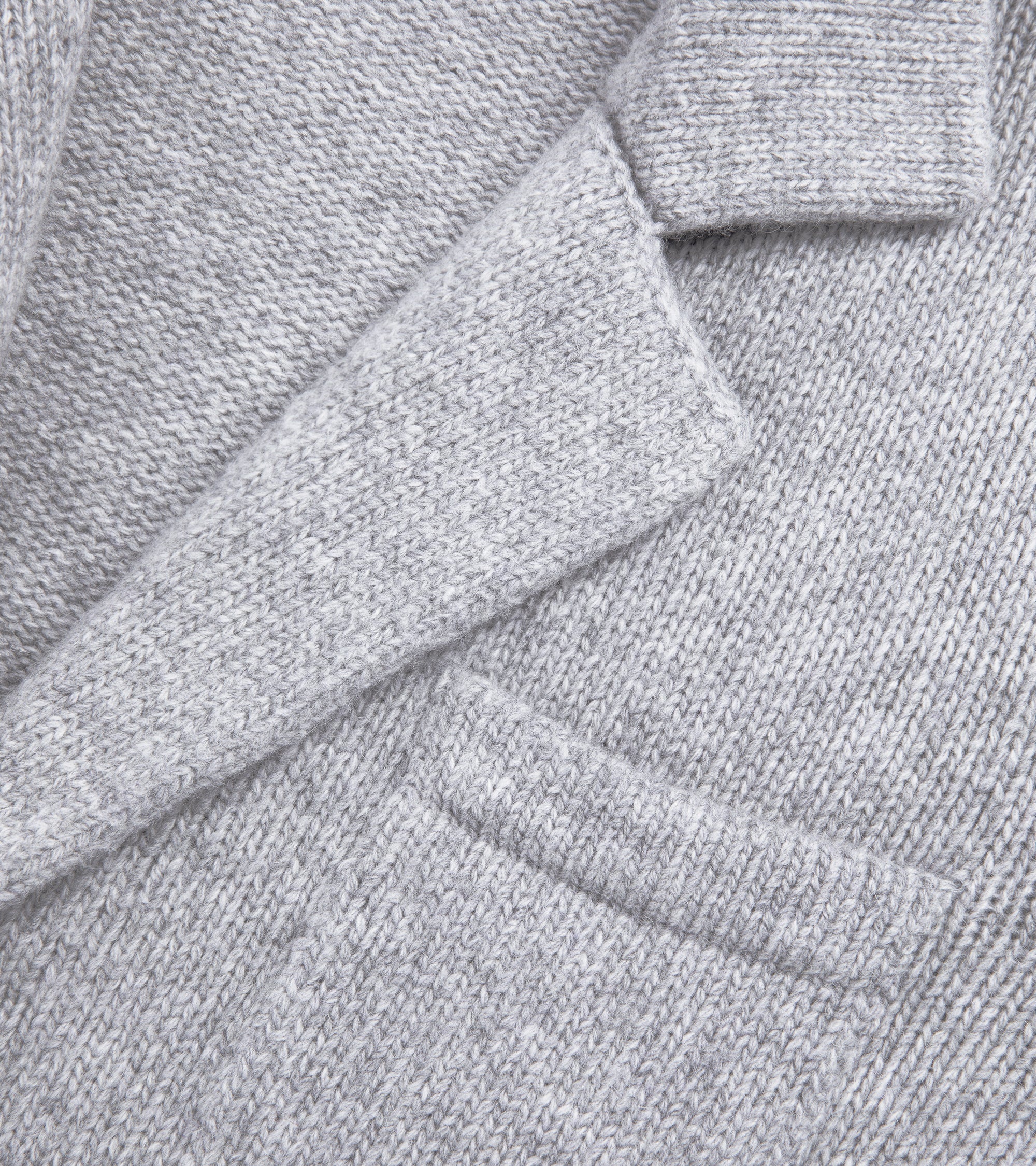 Doppiaa Aalviero Wool Knit Cardigan Jacket: Grey