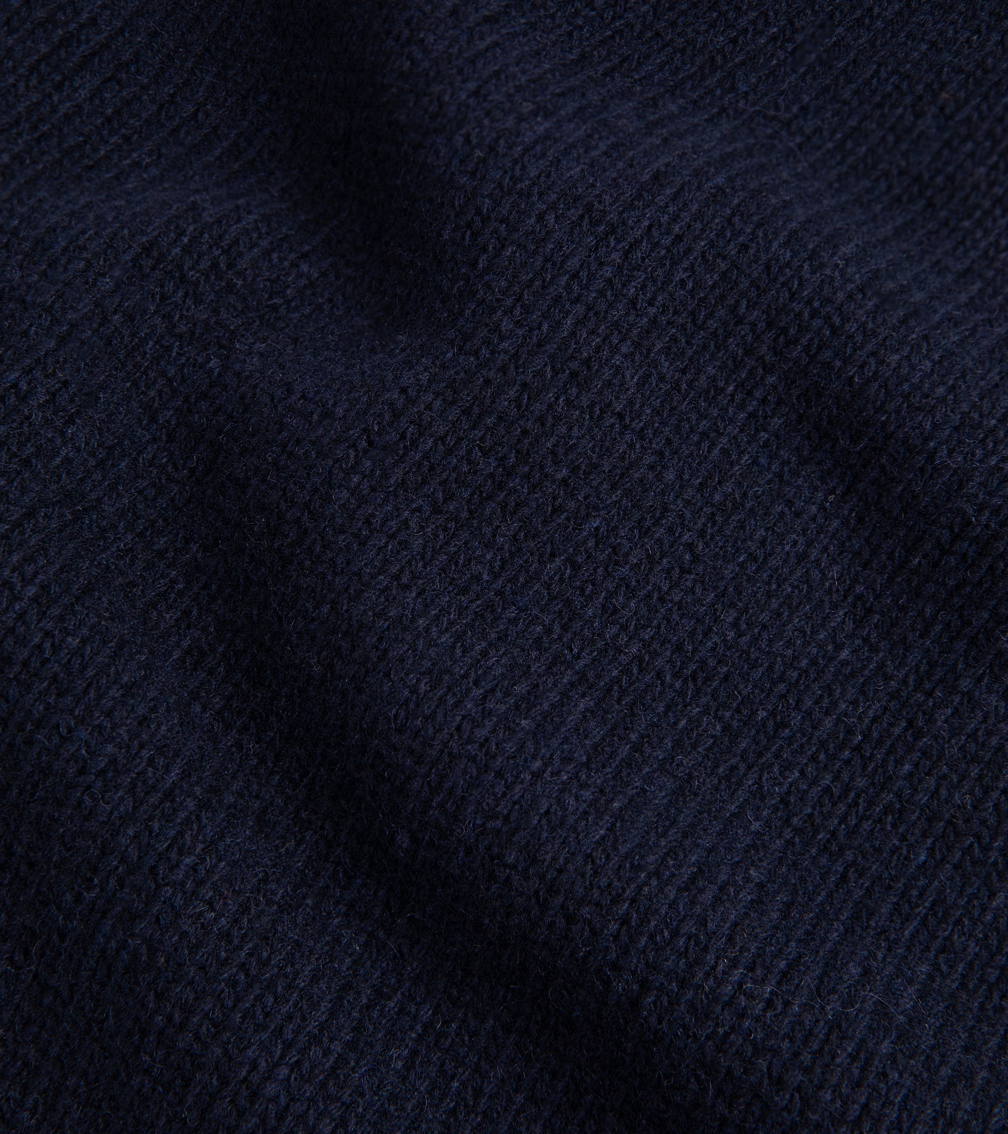 Doppiaa Aalviero Wool Knit Cardigan Jacket: Navy