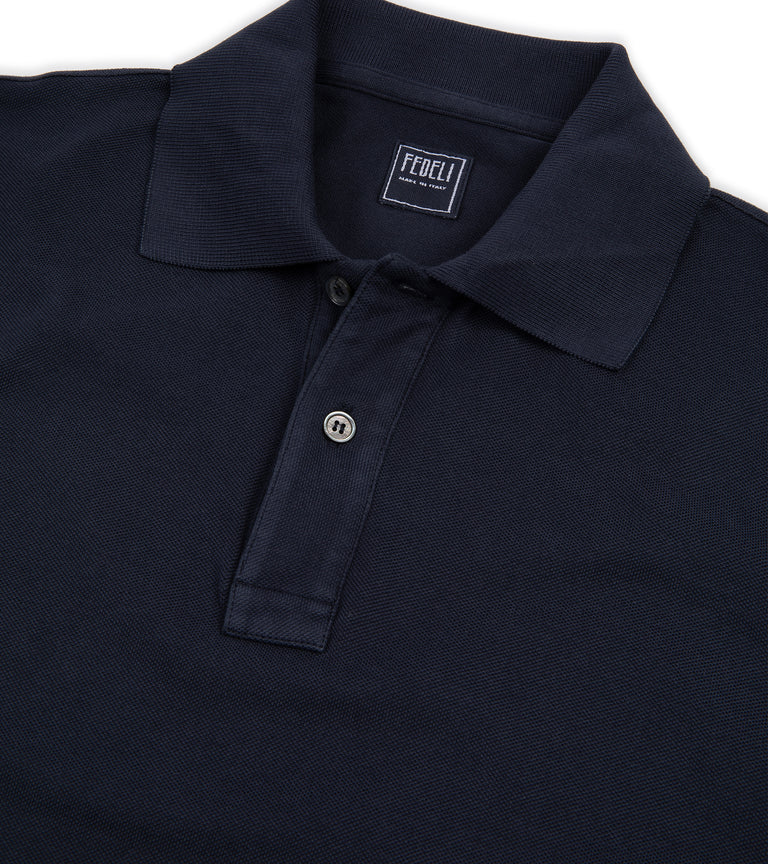 Fedeli long shop sleeve polo