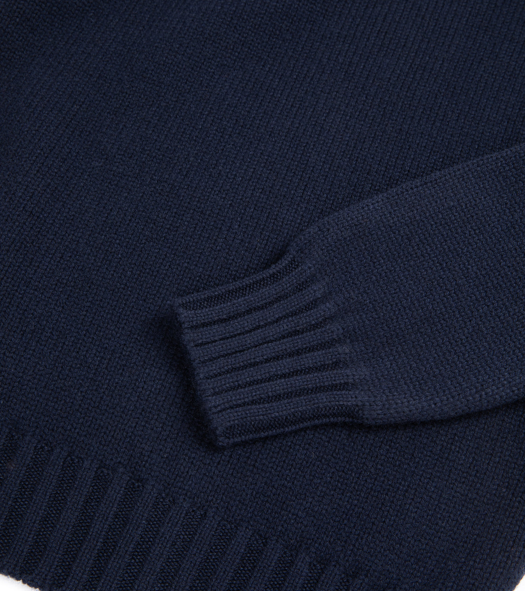 Fedeli Derby Cashmere Roll Neck Sweater: Dark Navy – Trunk Clothiers