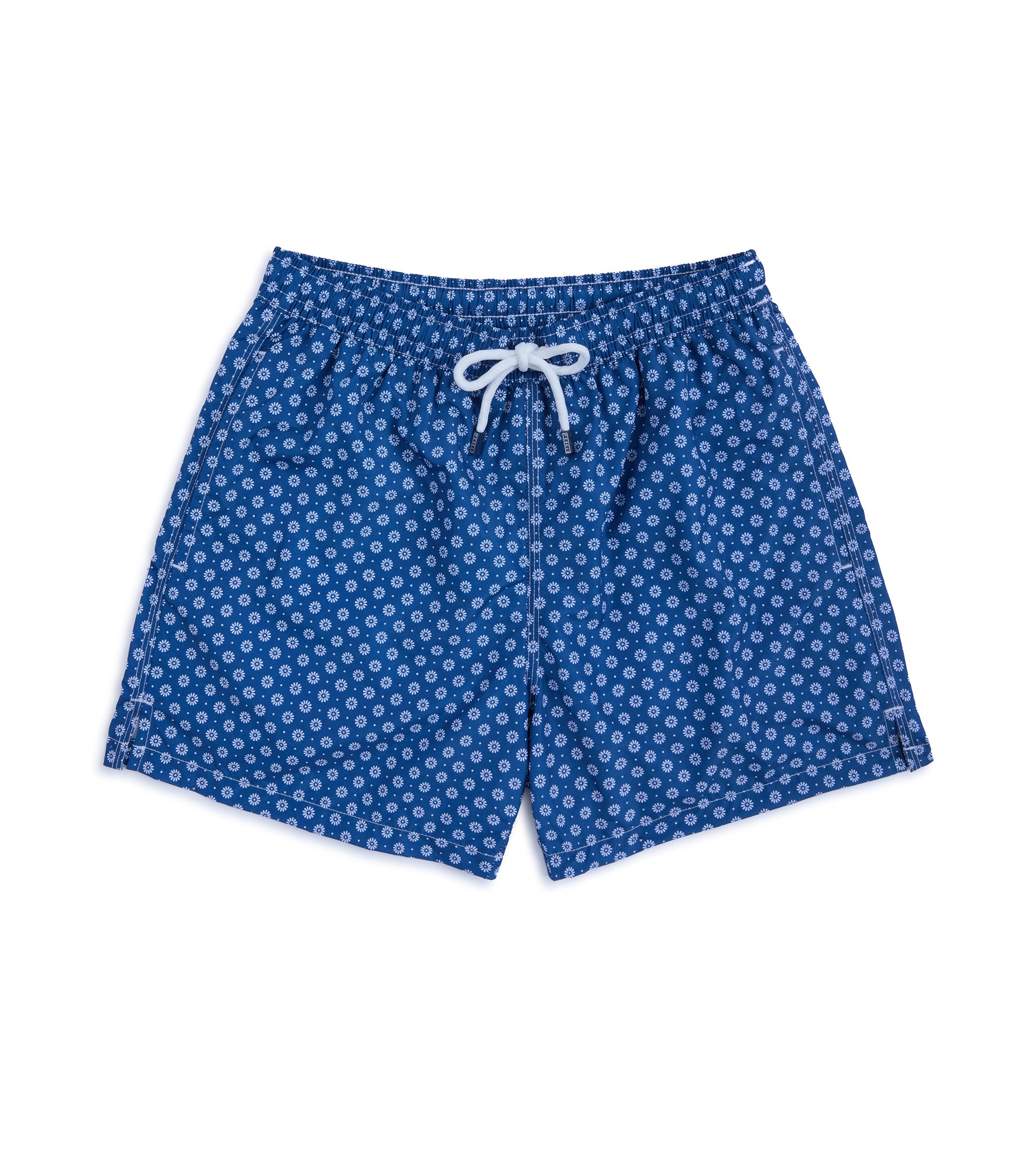 Fedeli Madeira Airstop Motif Swim Shorts: Navy