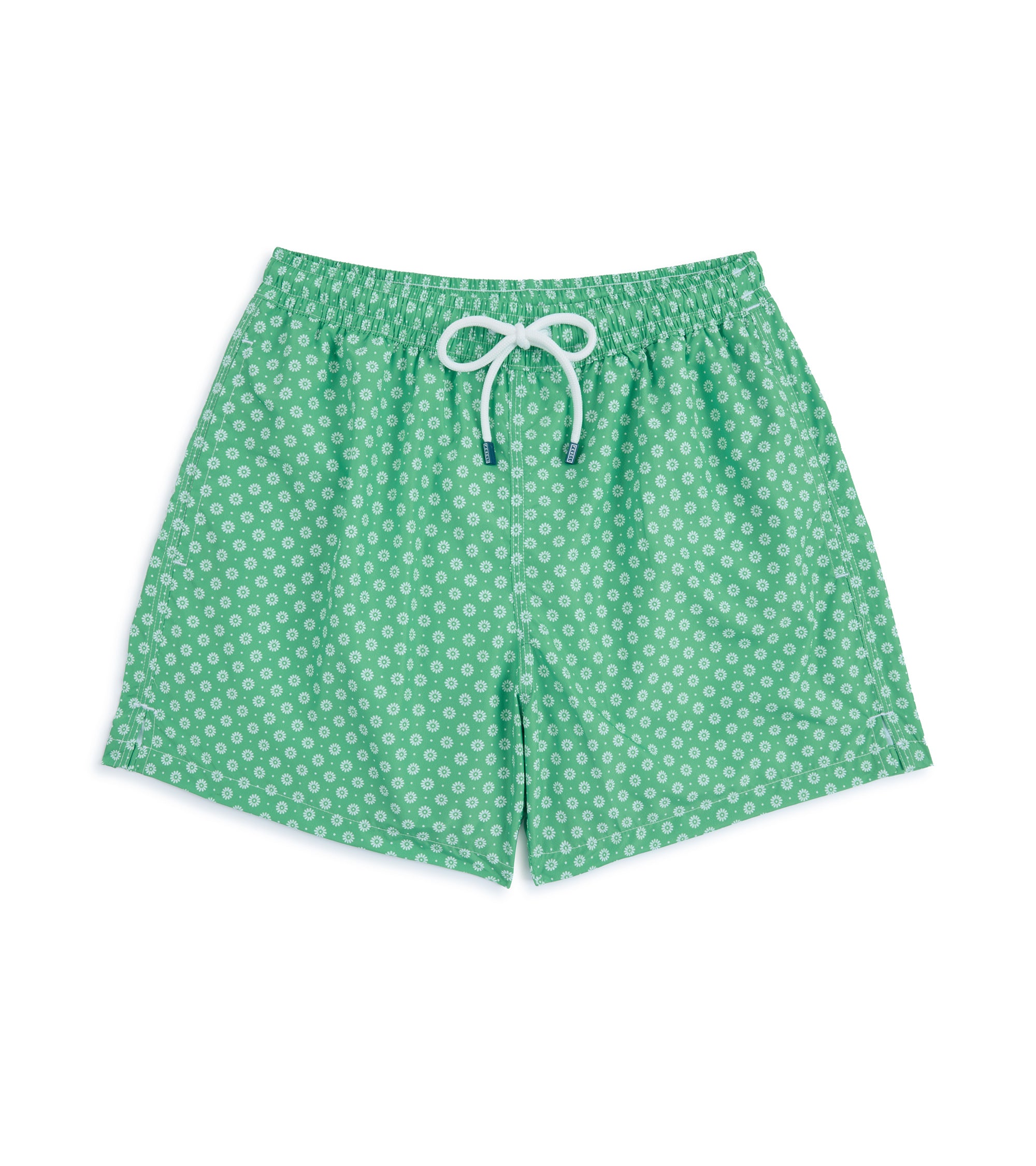 Fedeli Madeira Airstop Motif Swim Shorts: Green