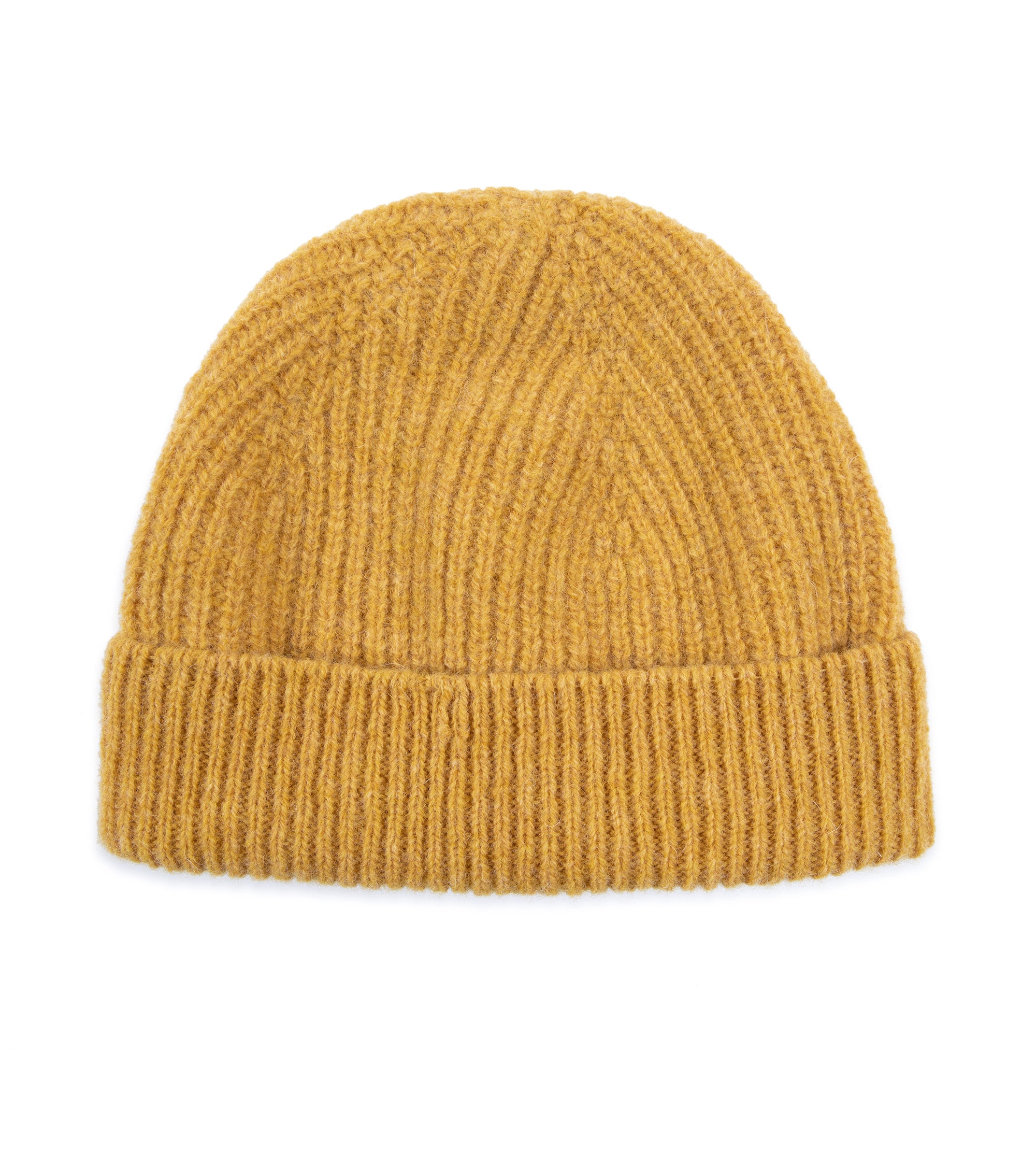 Freight Lambswool Beanie: Ochre