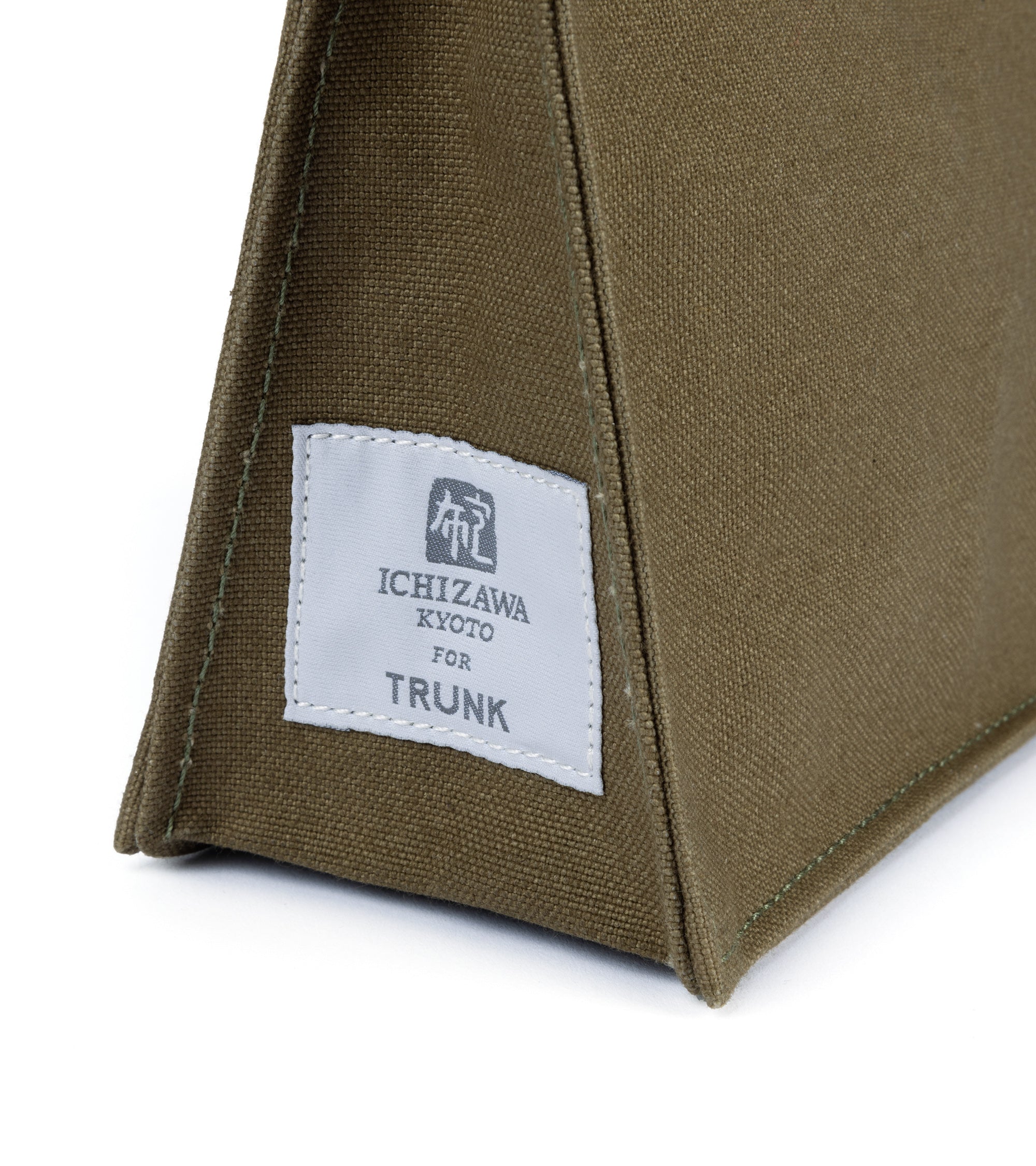 Ichizawa Hanpu for Trunk Small Pouch: Olive