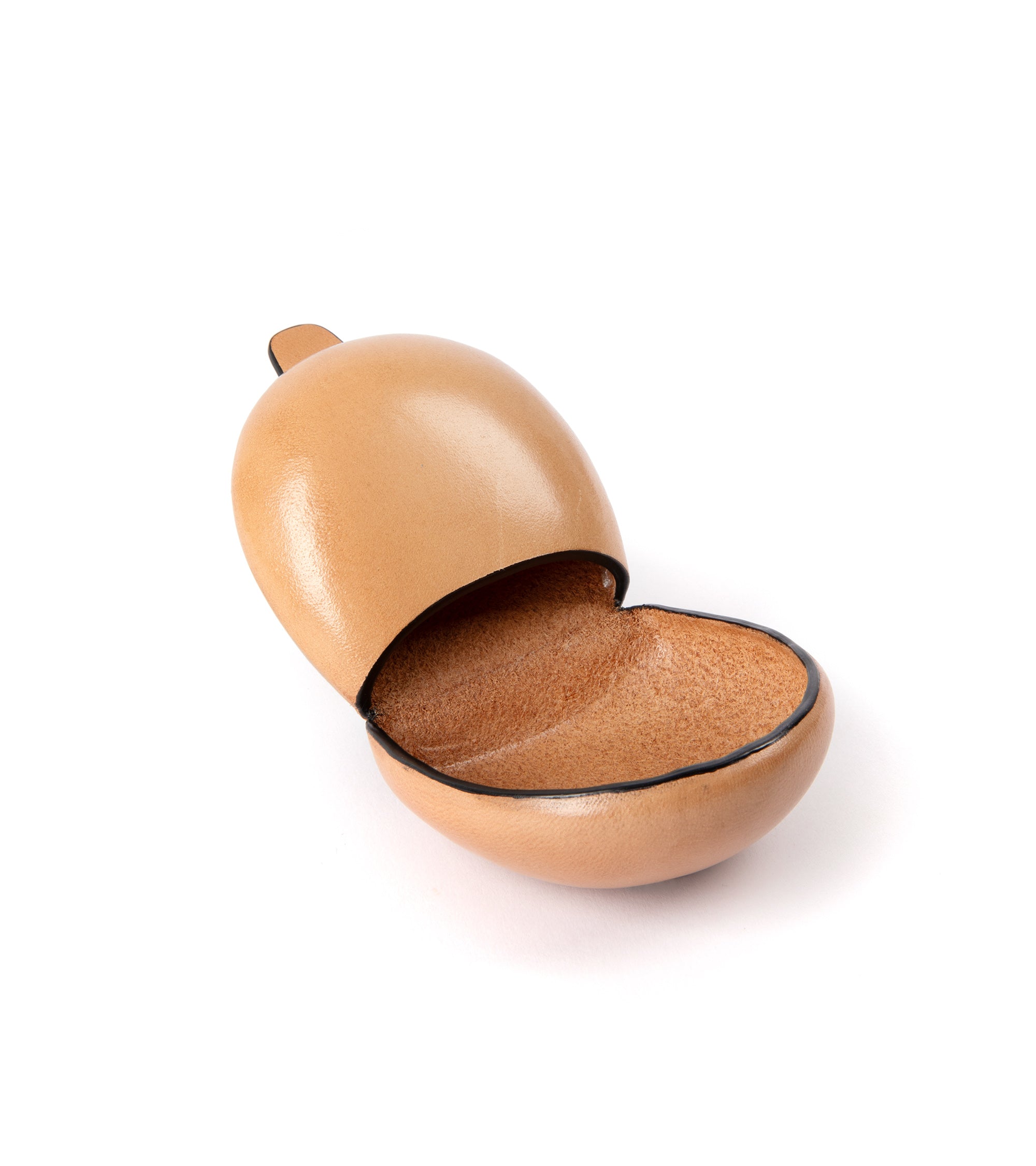 Il Bussetto Leather Coin Case: Natural