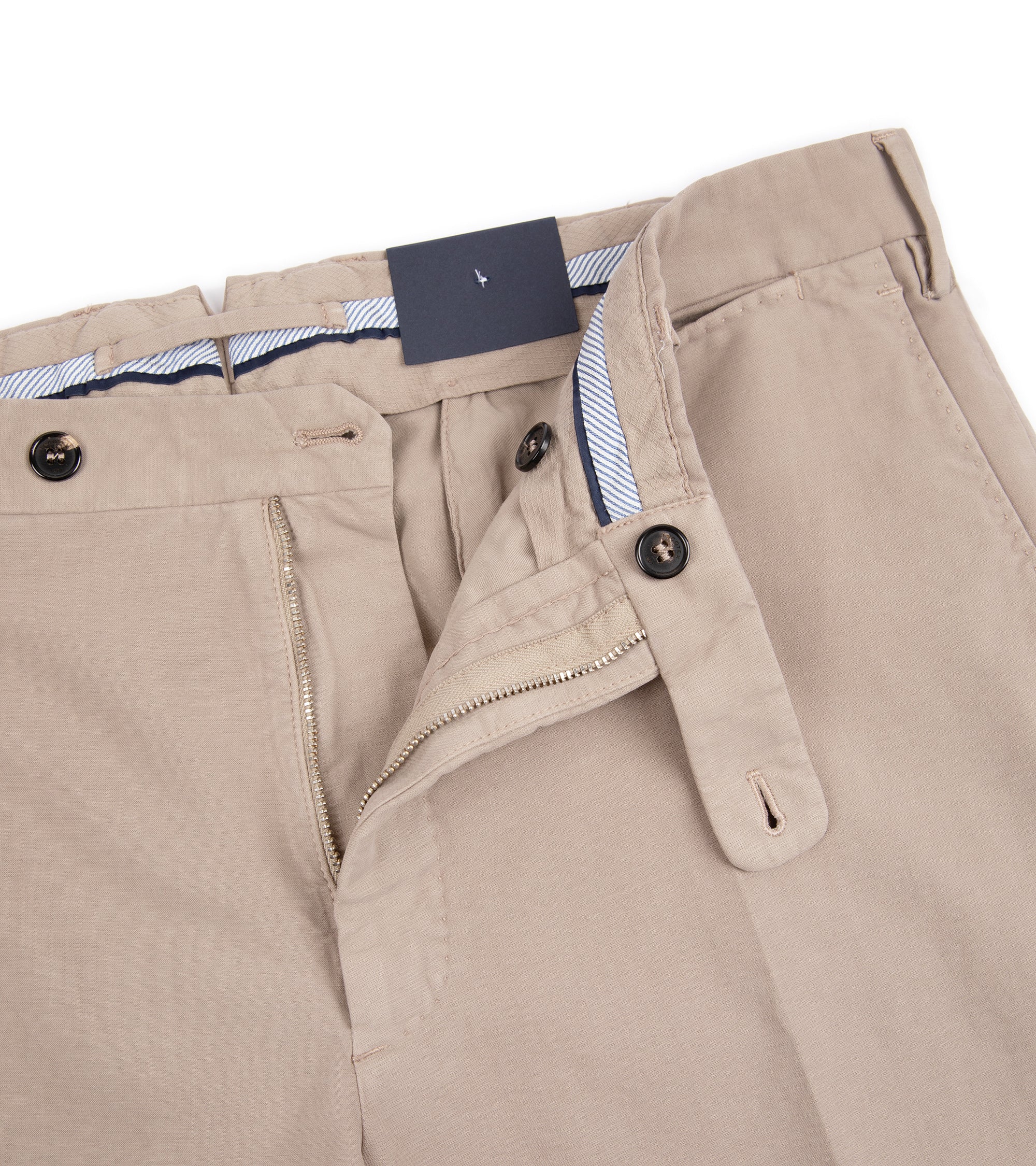 Incotex Regular Doeskin Chino Trousers: Grey