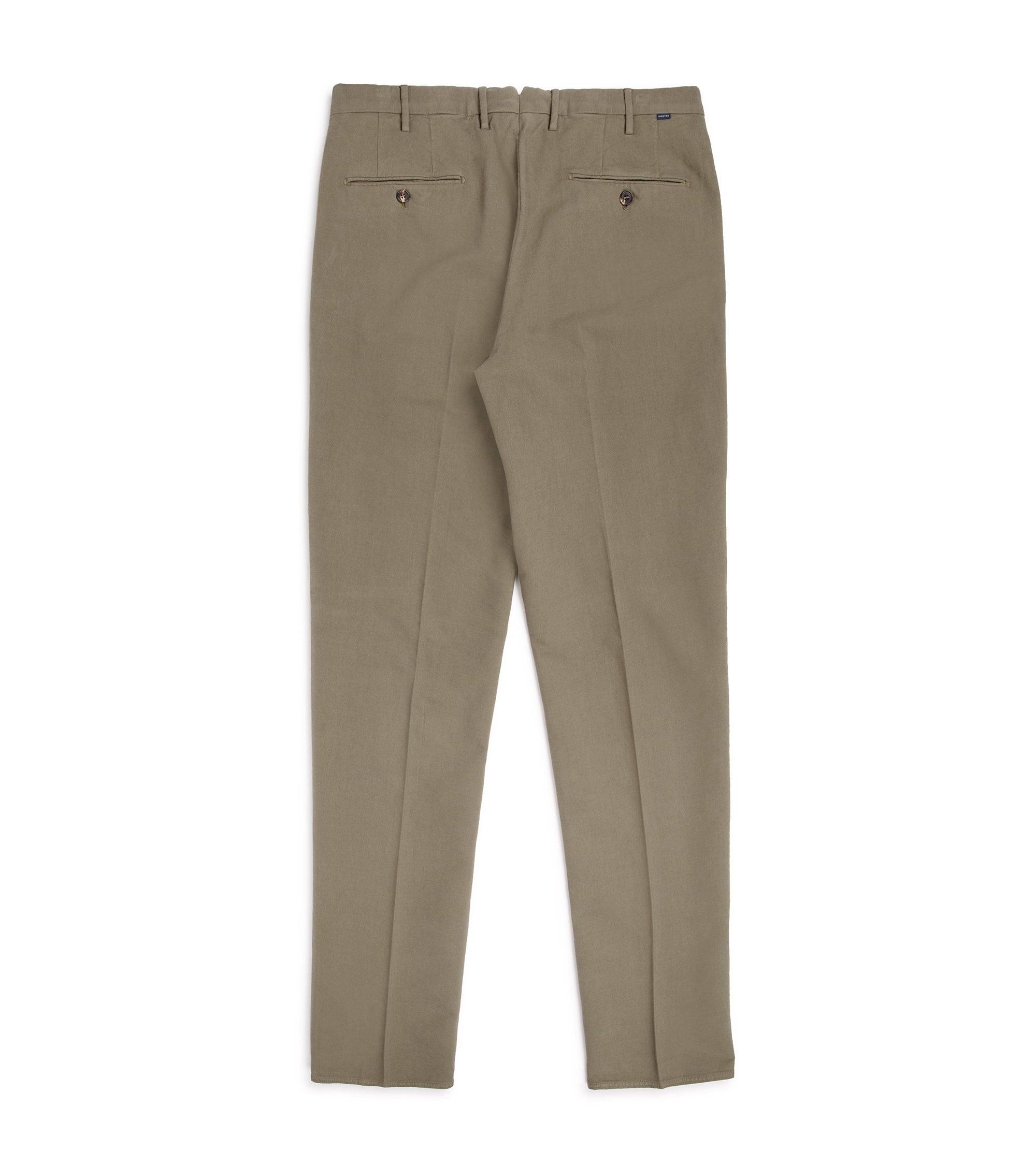 Incotex Regular Doeskin Chino Trousers: Olive