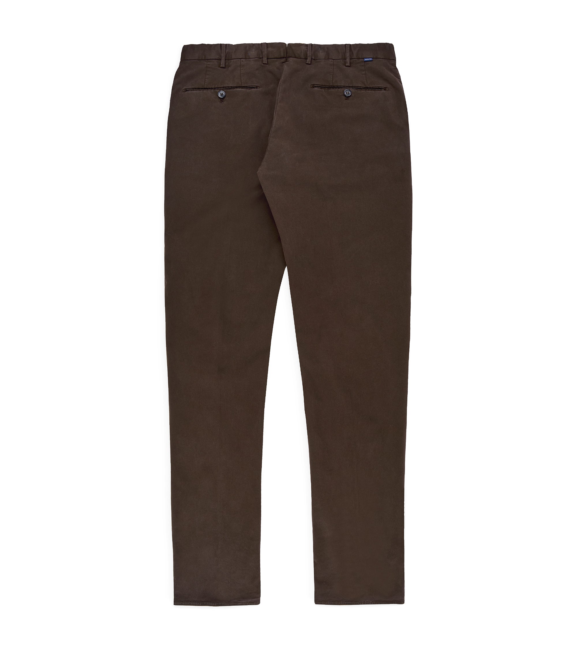 Incotex Regular Fit Royal Batavia Cotton Trousers: Brown