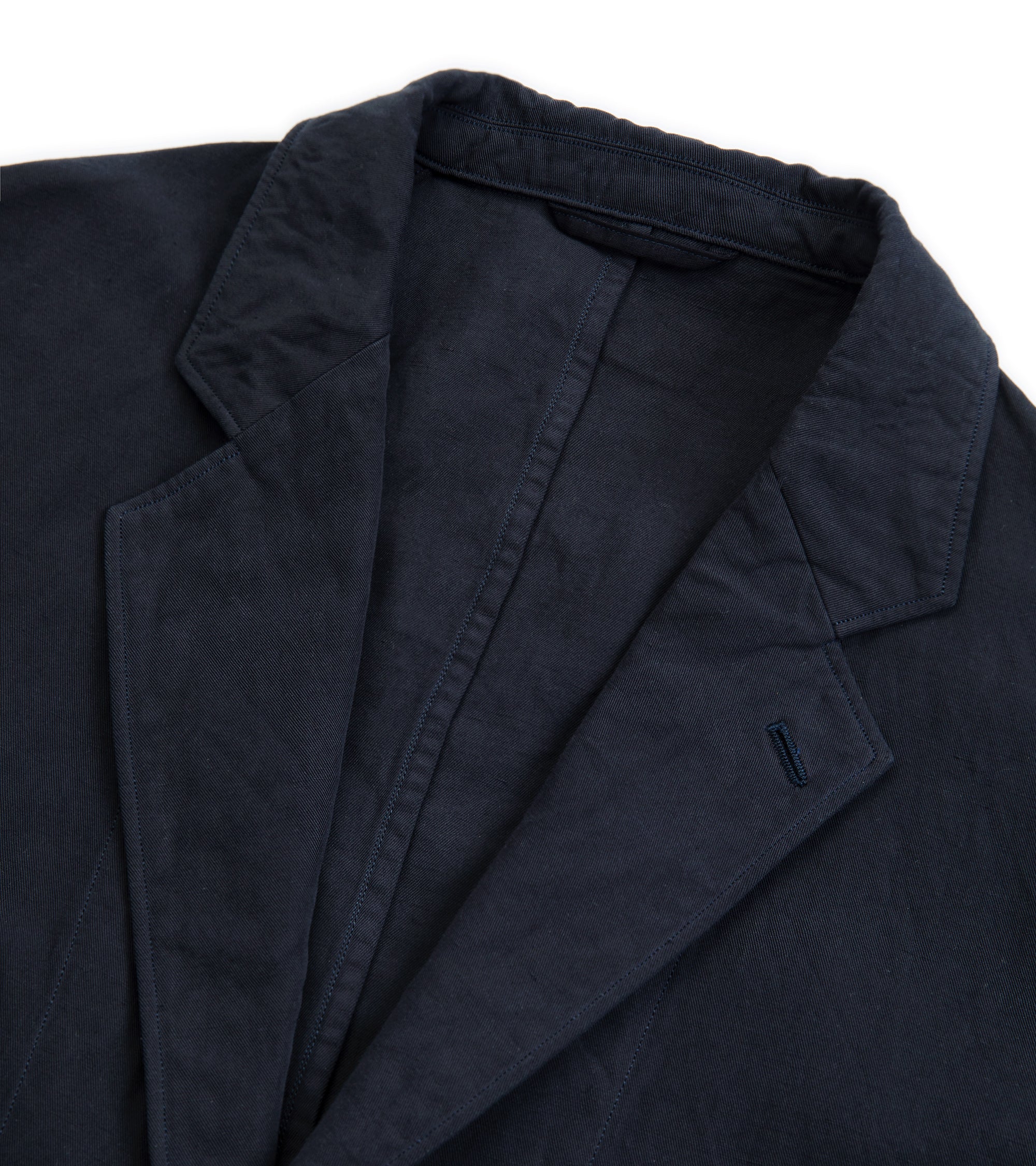 Kaptain Sunshine Cotton Linen Take Easy Jacket: Navy