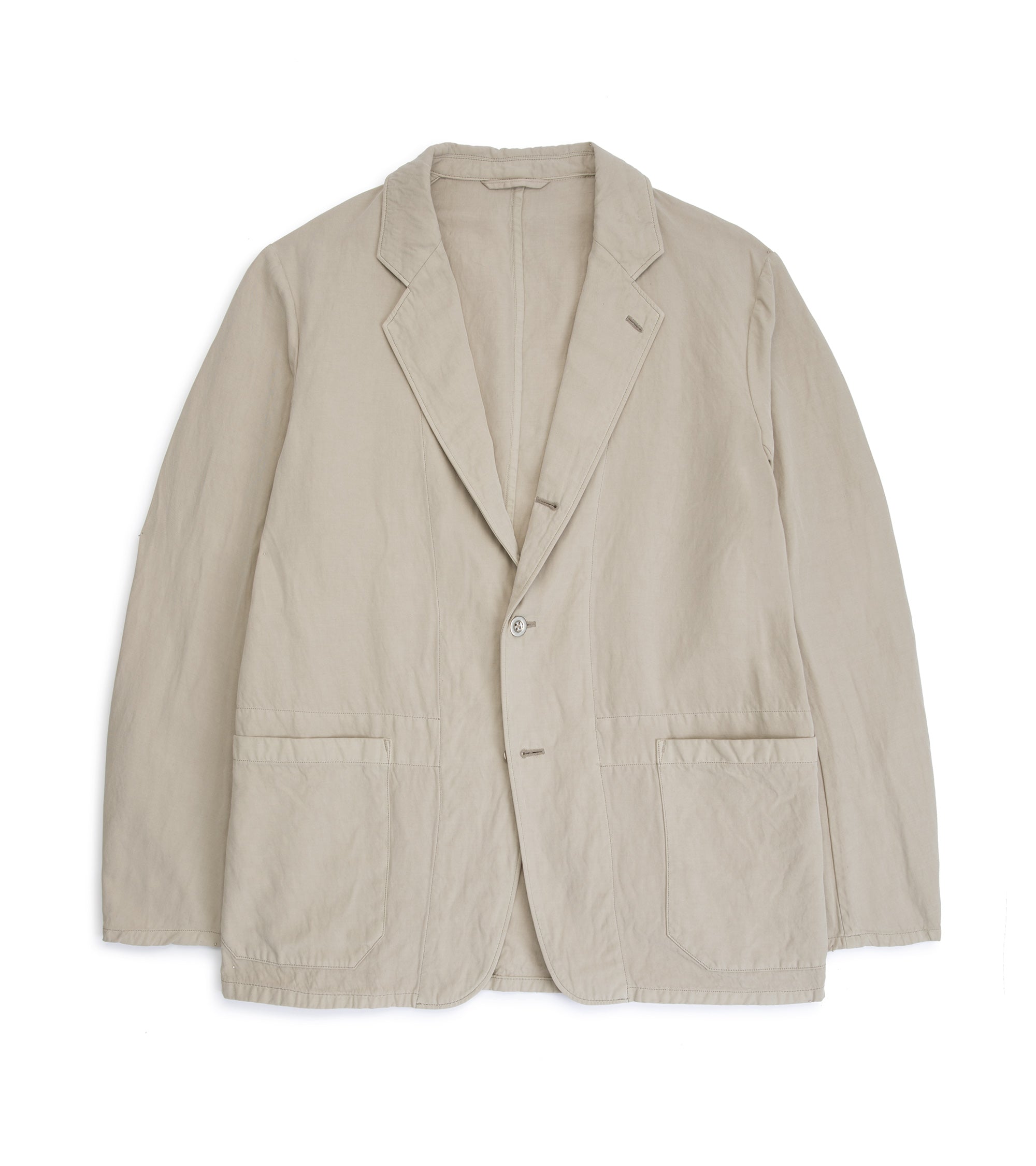 Kaptain Sunshine Cotton Linen Take Easy Jacket: Vintage Khaki