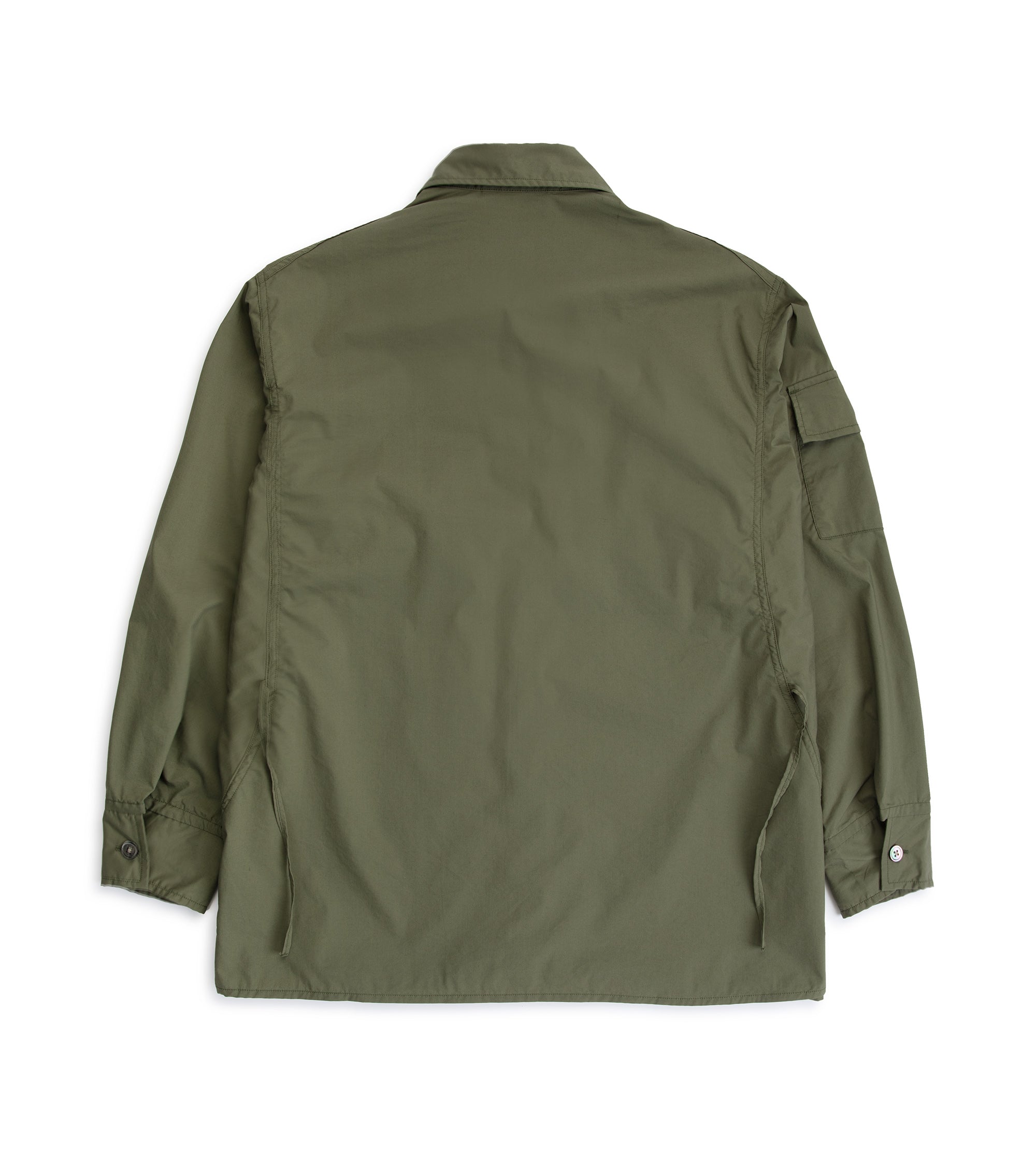 Kaptain Sunshine Cotton Poly Field Shirt Jacket: Dull Olive