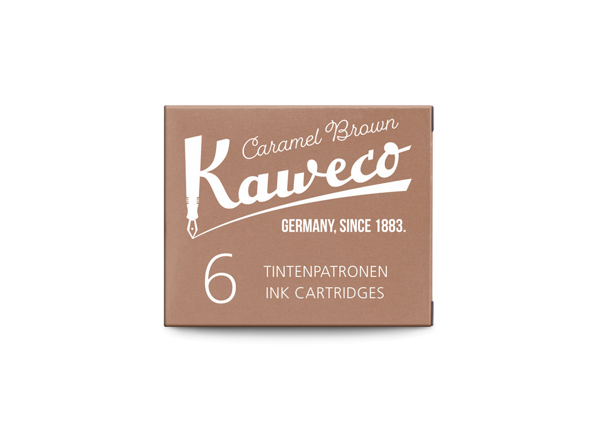 Kaweco Ink Cartridges: Caramel Brown (x6)